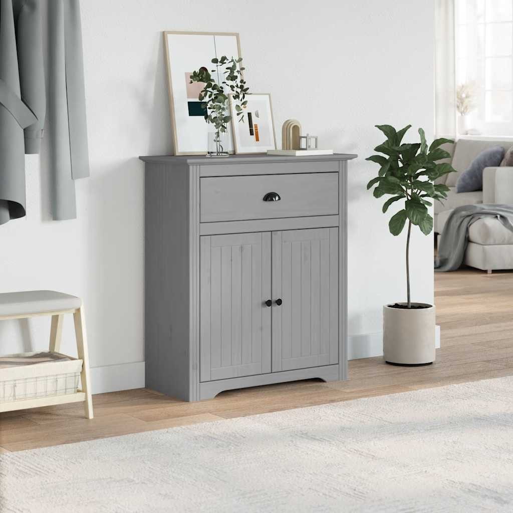 vidaXL Aufbewahrungsbox Flurschrank BODO Grau 80x35x90 günstig online kaufen