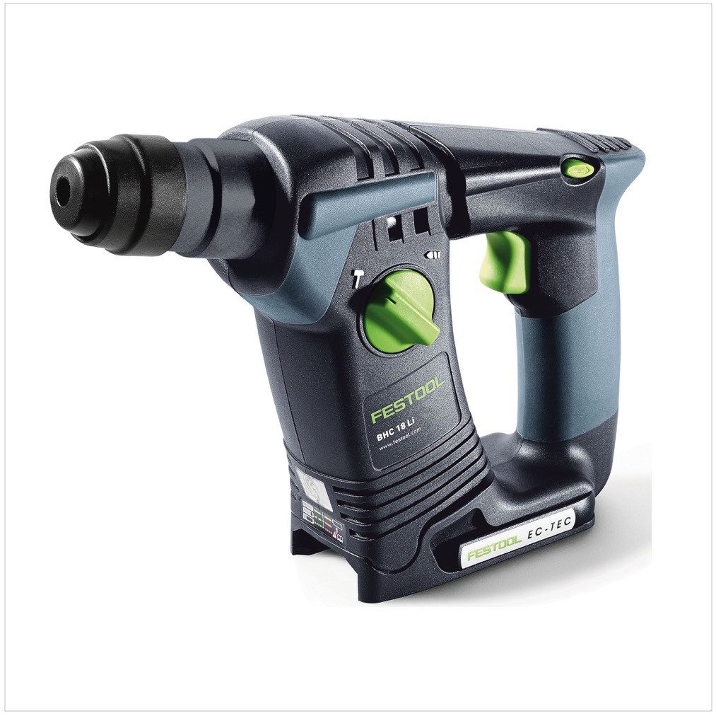 FESTOOL Akku-Bohrhammer BHC 18 Li-Basic Akku Bohrhammer 18V (574723) 25Nm Brushless Solo i