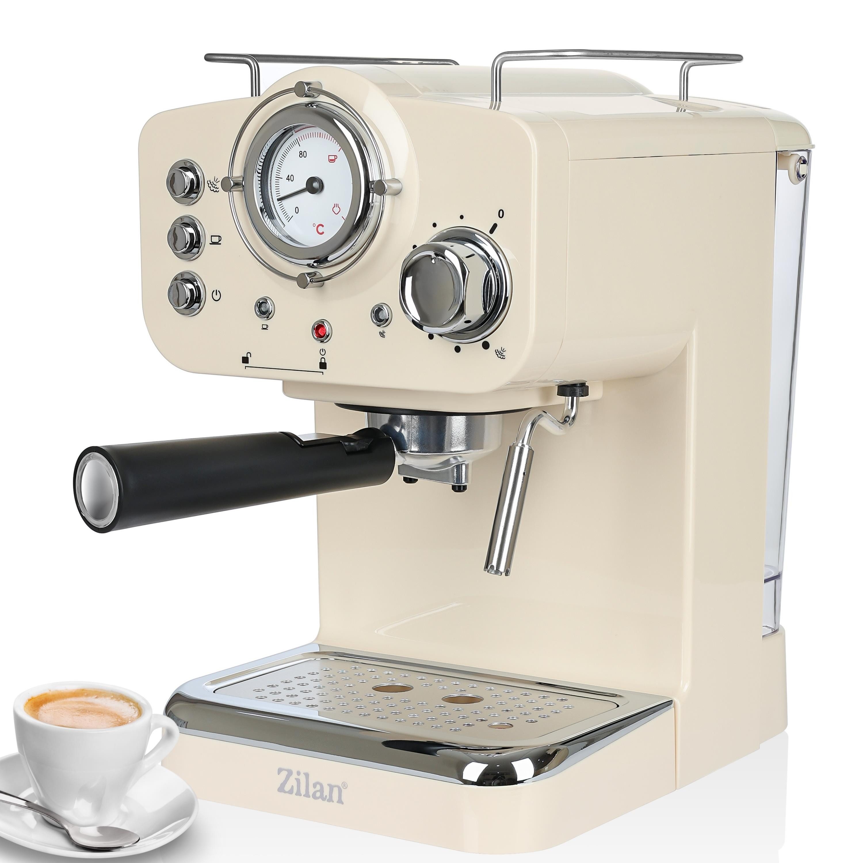 Zilan Espressomaschine, Siebträger, • Fassungsvermögen: 1,25 Liter