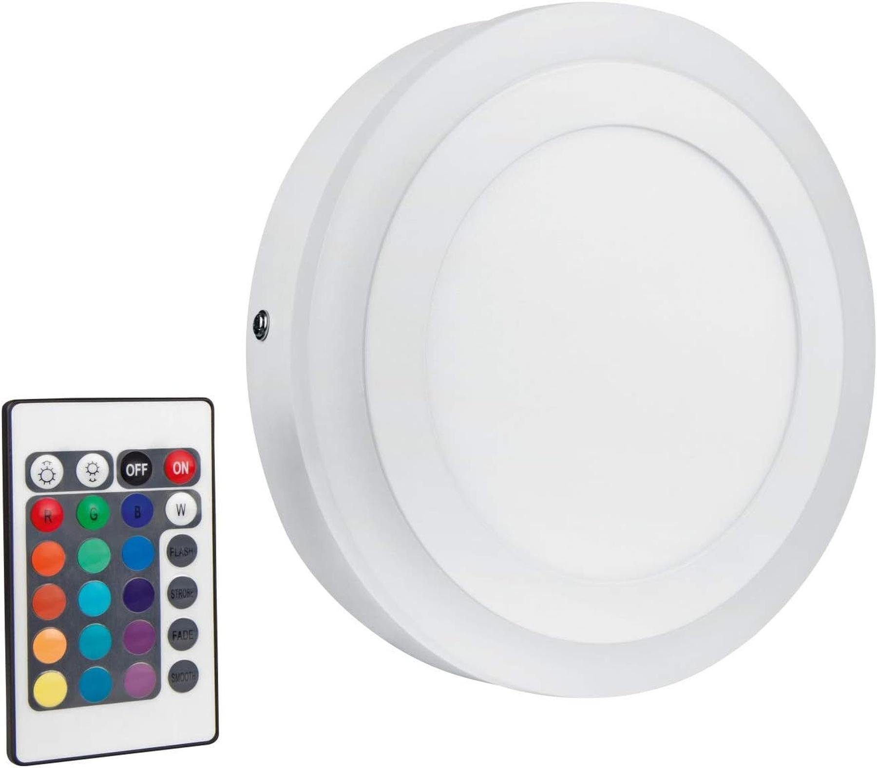 Ledvance Wand- RGB-Farben, Dekorative LED RGB-Farben, Dimmbar Warmweiß, Deckenleuchte, LEDVANCE und +, Deckenleuchte LED