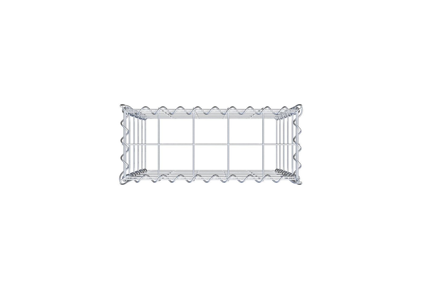 Thumbnail - Gabiona Gabionenzaun Anbaugabione Typ 3 50 cm x 50 cm x 20 cm (L x H x T), Maschenweite 10, (Anbaugabione Typ 3 50 cm x ...