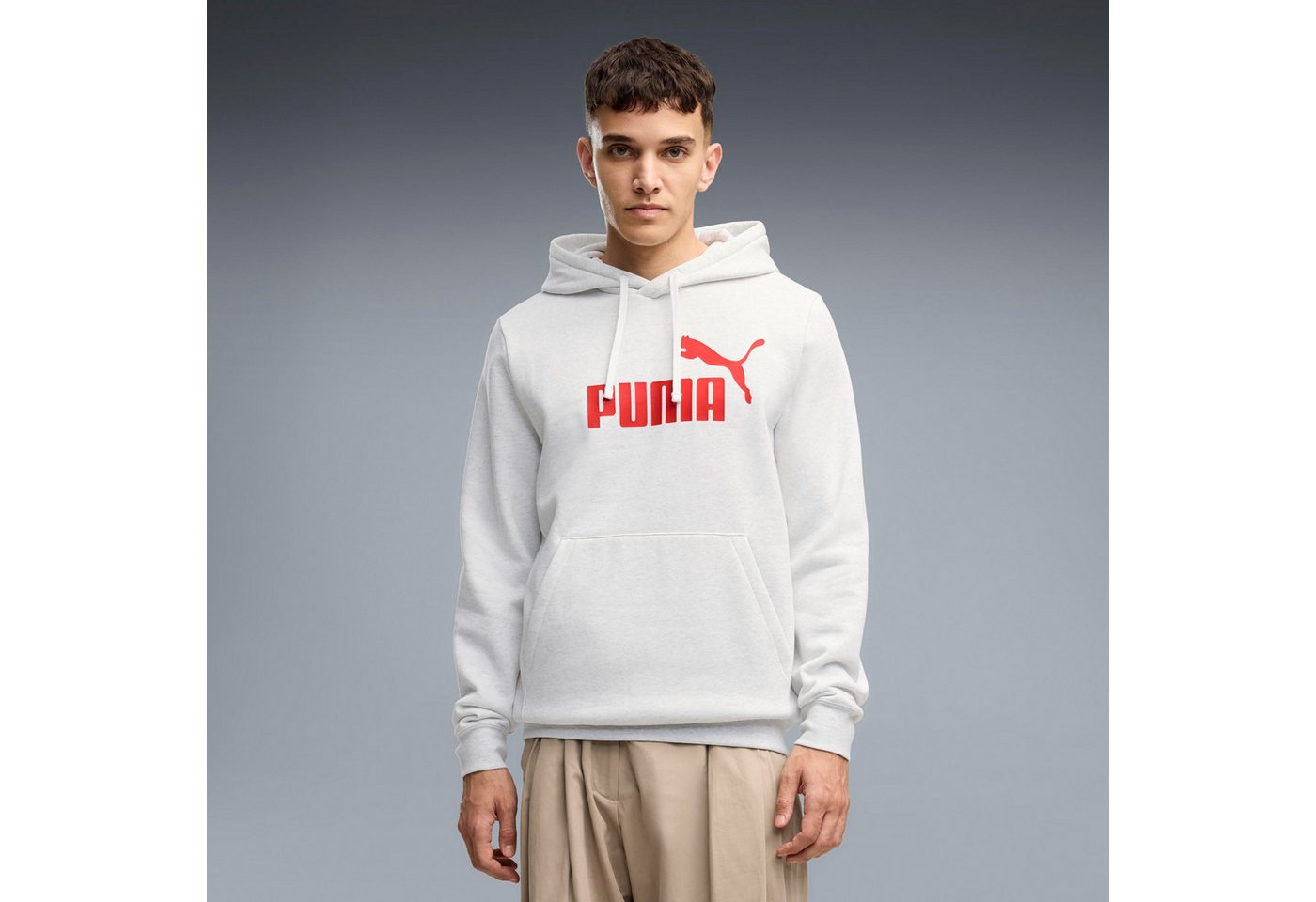 PUMA Kapuzensweatshirt ESS NO. 1 LOGO HOODIE FL (S) mit verstellbarer Kapuze, mit gerippten Ärmelbündchen