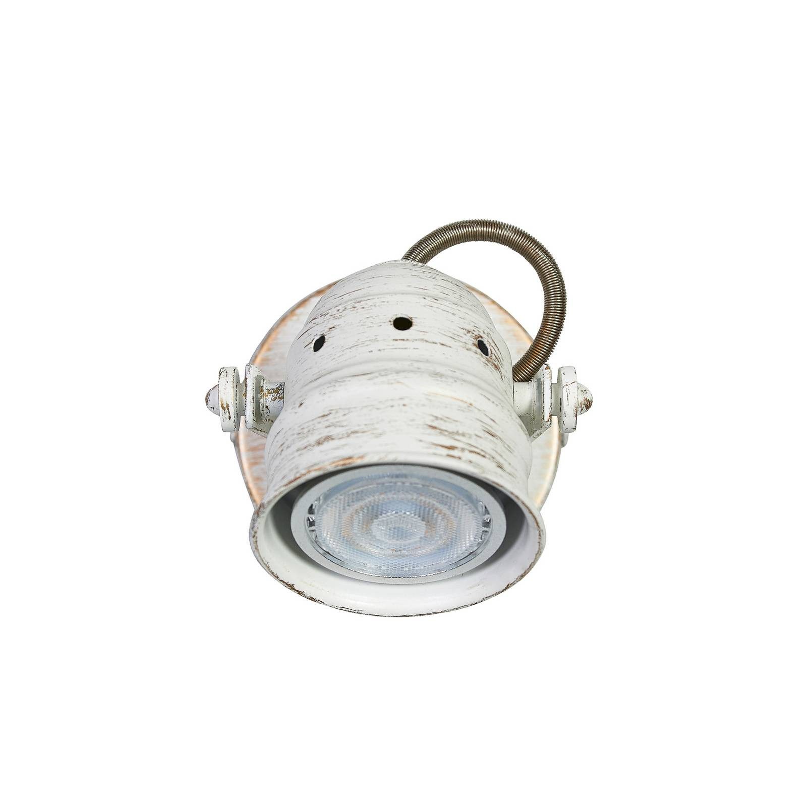 Lindby Wandleuchte Leonor, Metall, Weiß IP20, 1 x 10 W LED