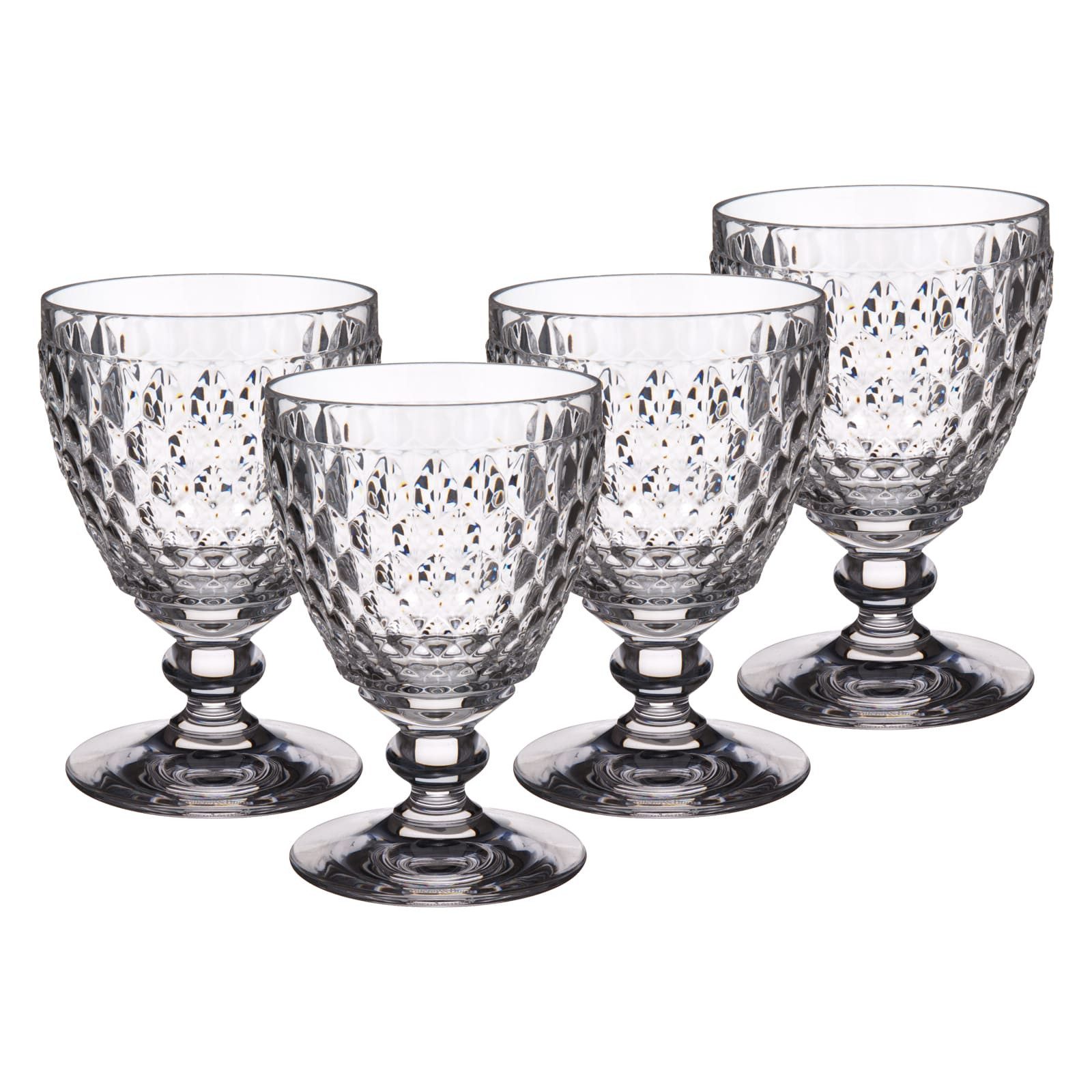 Villeroy & Boch Weißweinglas Boston Weißweingläser 230 ml 4er Set, Glas