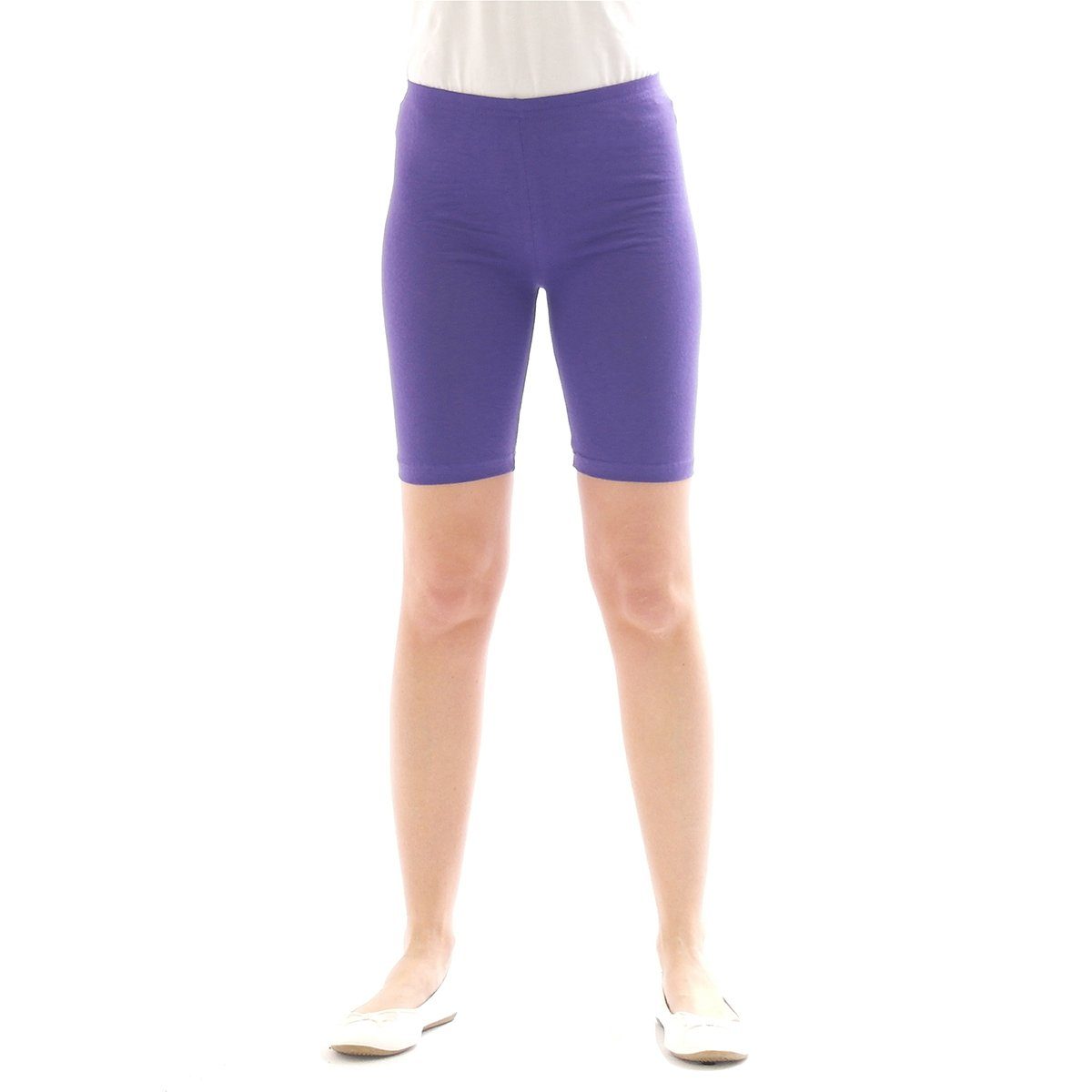 Jungen violett Pants Sport Shorts Shorts 1/2 Mädchen Kinder SYS Baumwolle