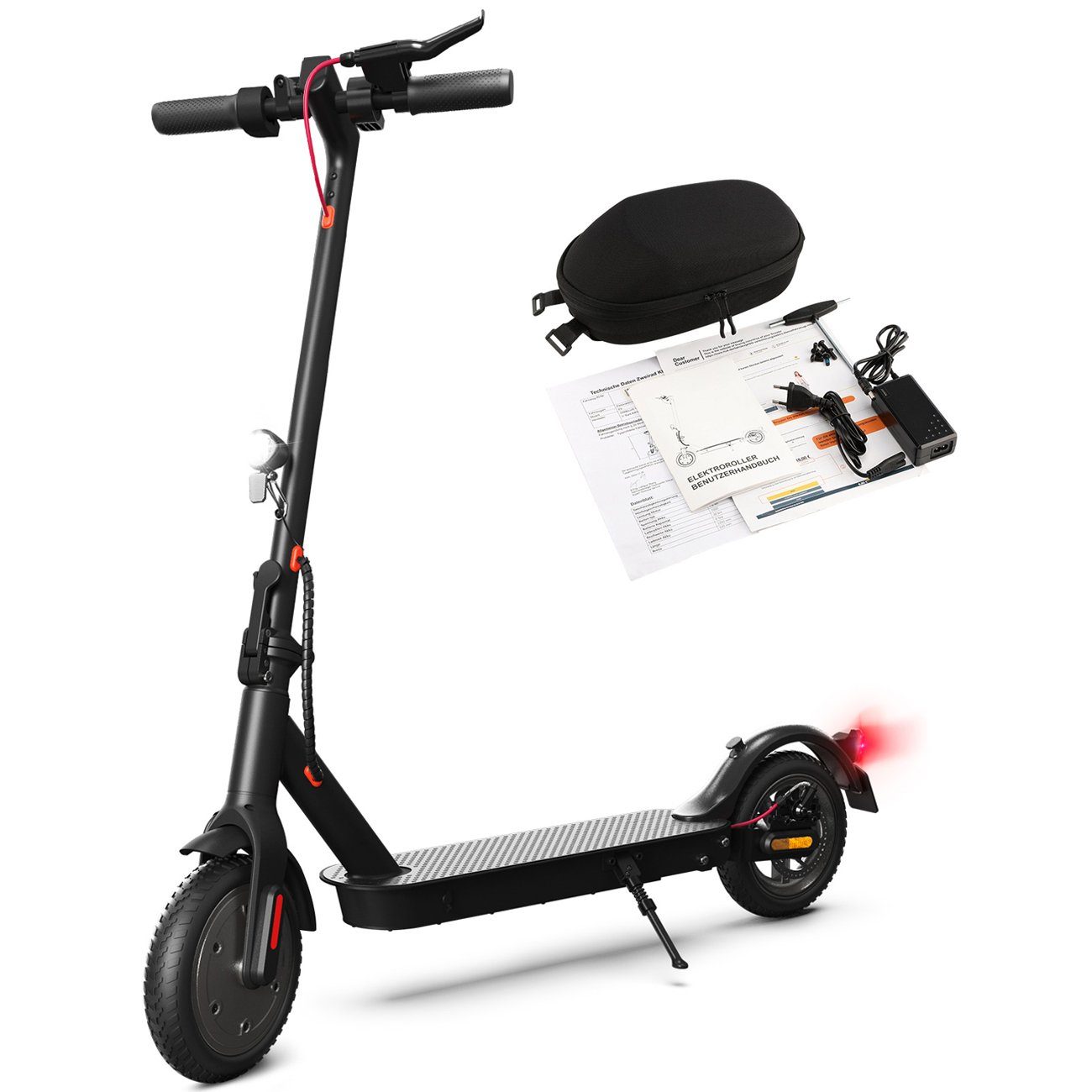 WILGOON E-Scooter Electric Scooter mit Straßenzulassung, 350,00 W, 20,00 km/ h, 8,5 Zoll Reifen Faltbarer E-Scooter, bis 30km Lange Reichweite