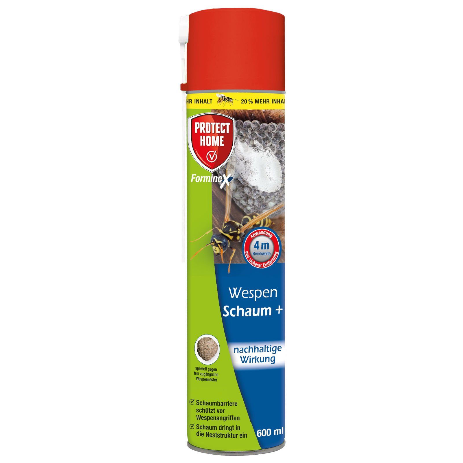 [Jedes Mal sehr beliebt] Protect Home Wespenspray ml FormineX - 600 Wespenschaum