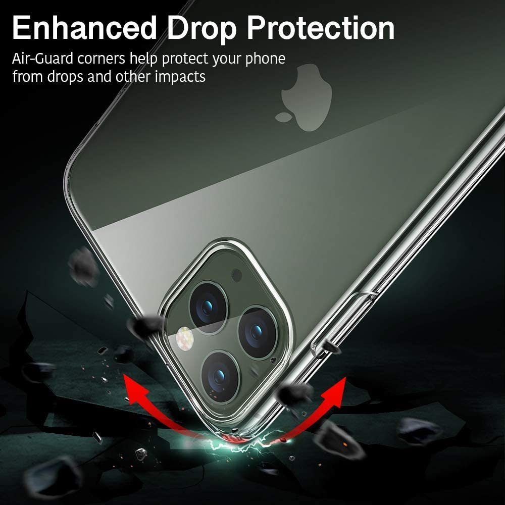 Wisam Smartphone-Hülle Wisam® Apple iPhone 11 Pro 5.8" Silikon Case Schutzhülle Hülle 14,73 cm (5,8 Zoll)