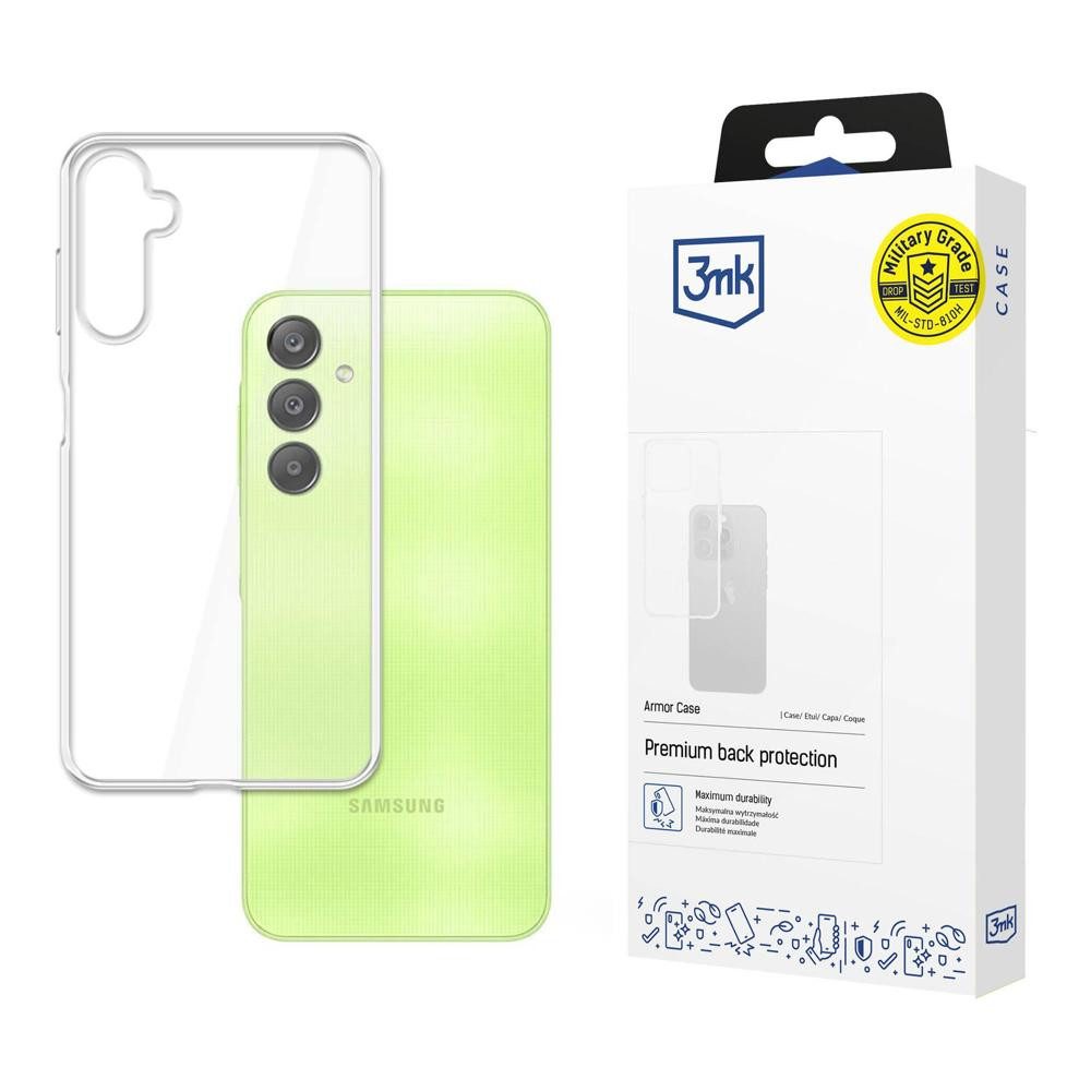 3MK Smartphone-Hülle Handyhuelle Schutzhuelle Kantenschutz, Fallschutz 175 cm, verstärkte Ecken, Military Grade