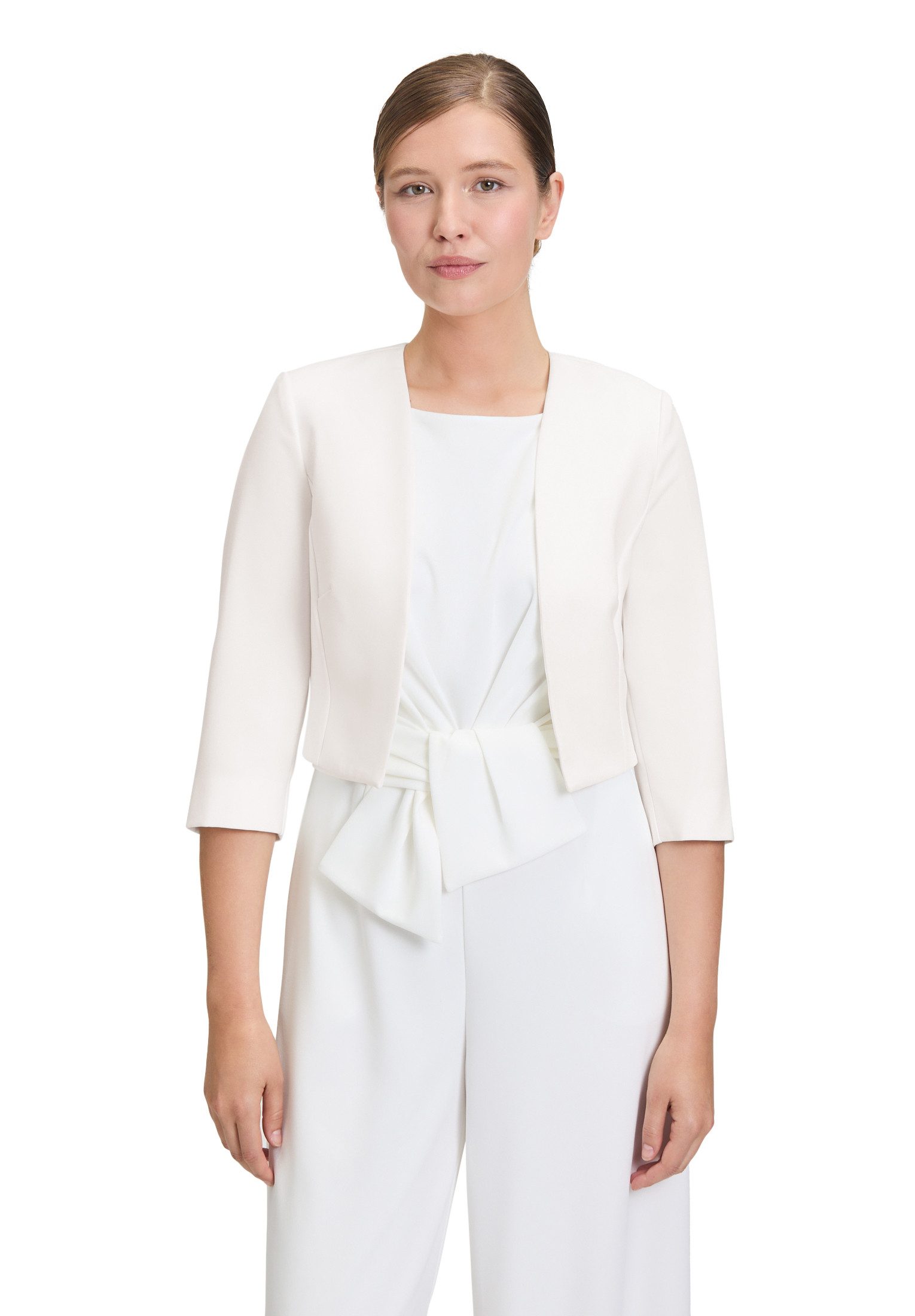 Bolerojacke Vera Mont Damen Bolero-Jacke mit Kellerfalten