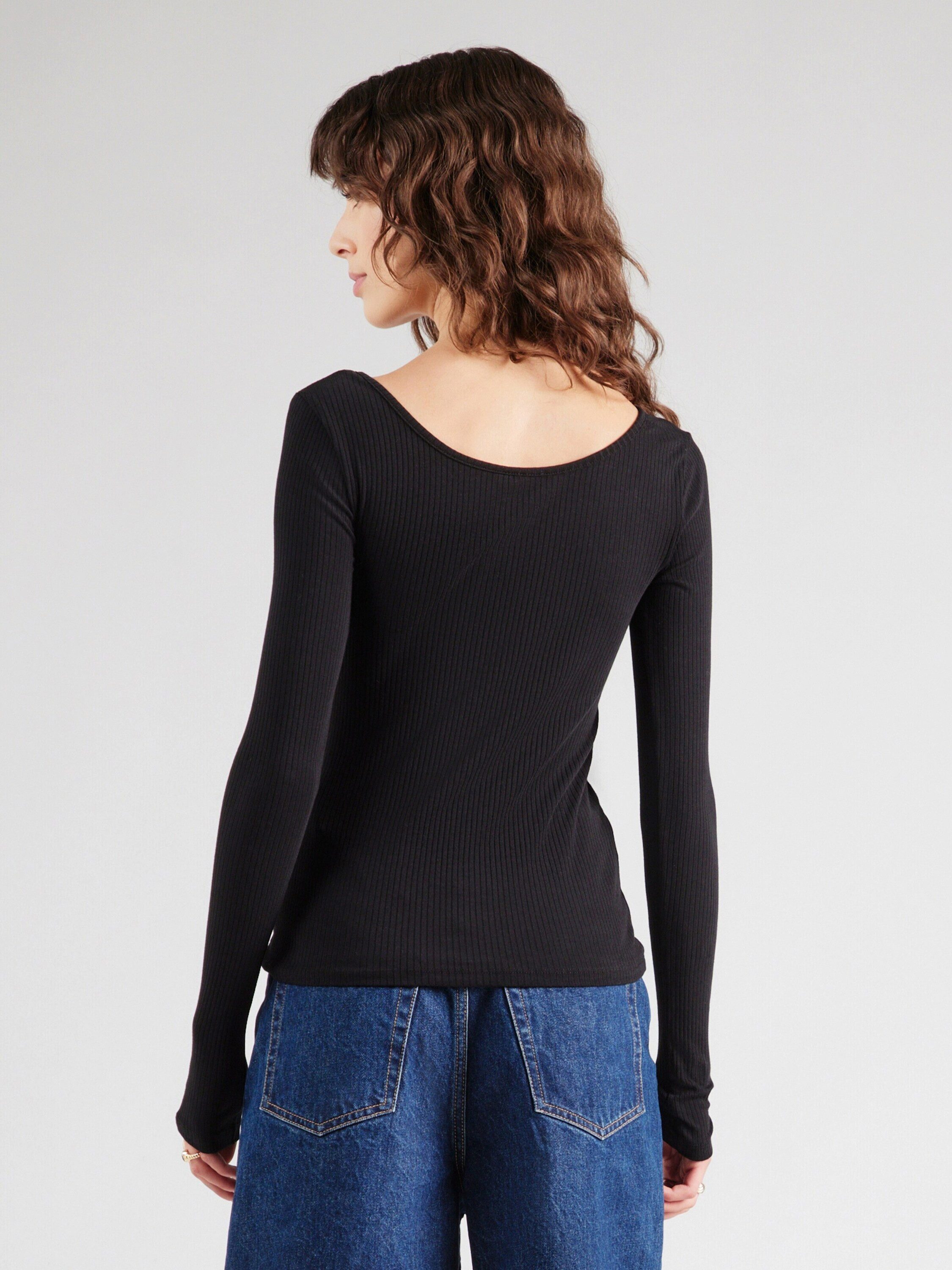 pieces Langarmshirt PCKitte (1-tlg) Plain/ohne Details günstig online kaufen