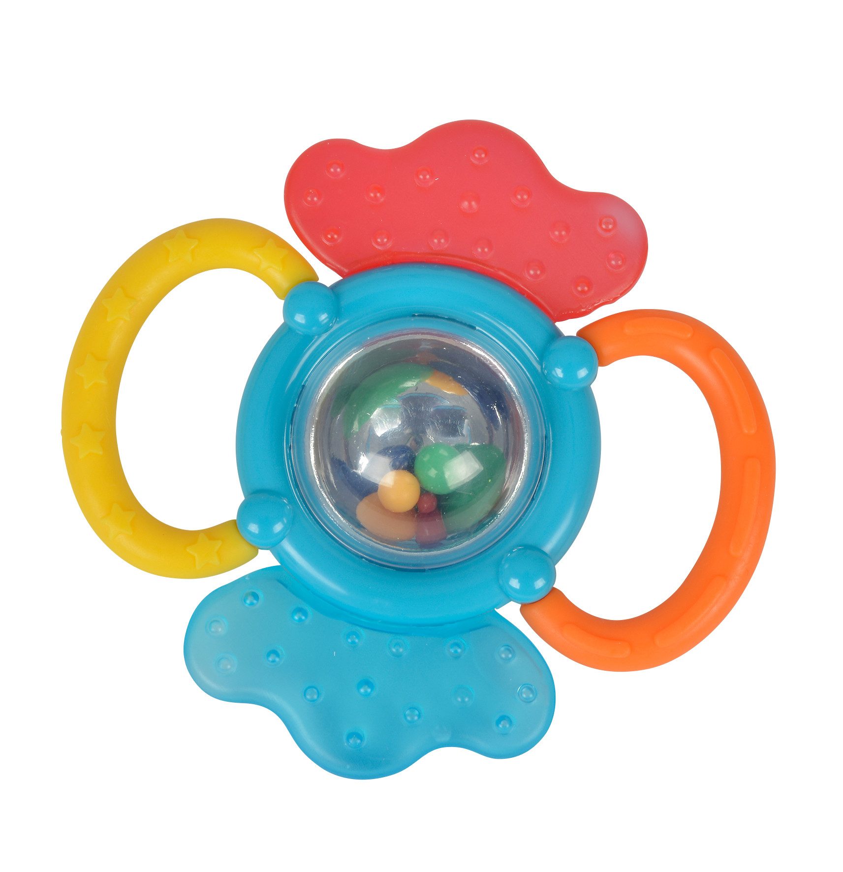 Simba Dickie Beißring-Rassel Rassel ABC Activity mit Beißringen 12cm