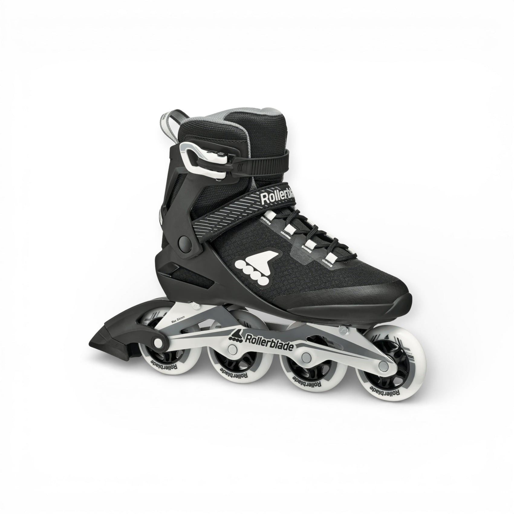 ROLLERBLADE Inlineskates Macroblade 80 (Rollen: 80mm/82A, Kugellager: SG5) schwarz/grau Herren