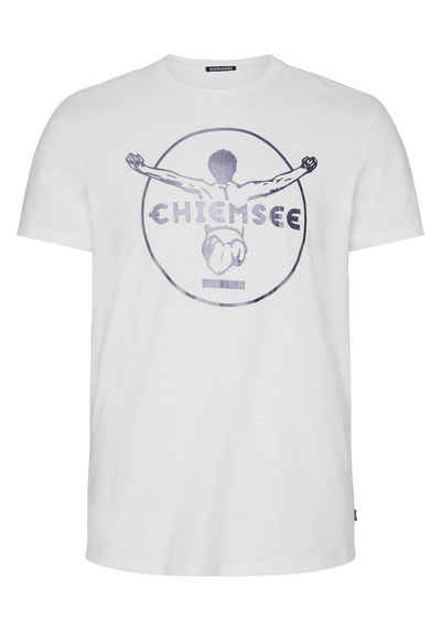 Chiemsee T-Shirt »mit changierendem CHIEMSEE Print« (1-tlg)