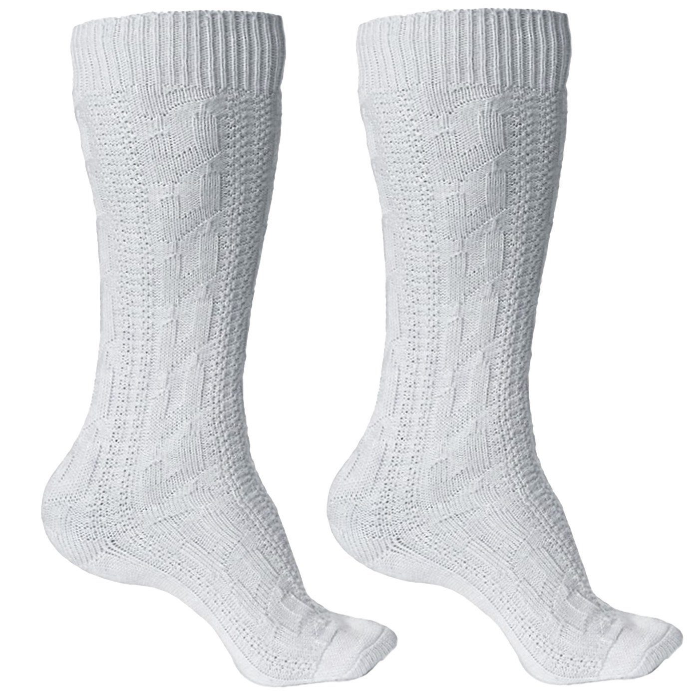 German 40cm Trachtensocken Socken Weiss Wear GW200 Strümpfe Trachtensocken