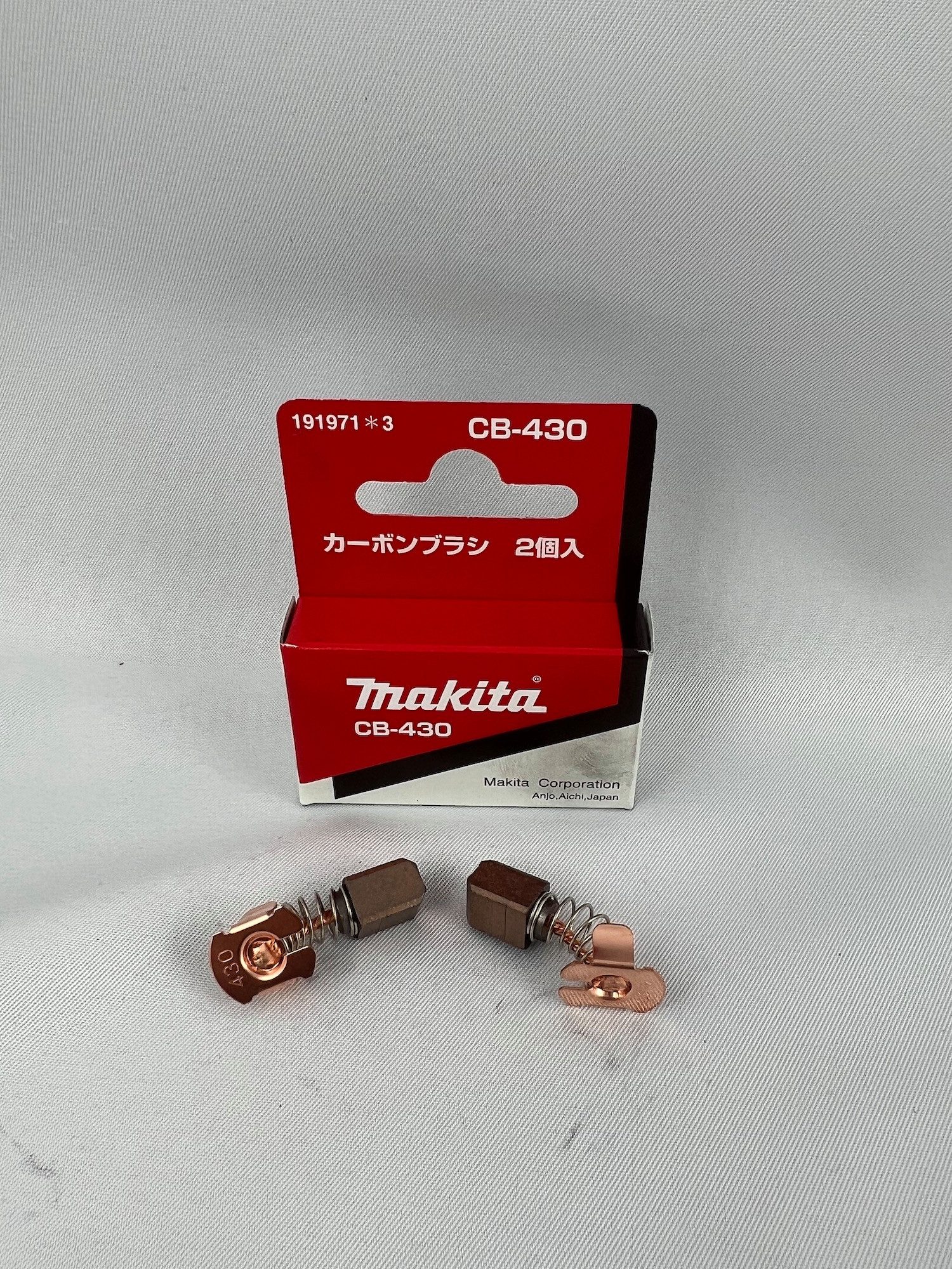 Makita Bohrmaschine MAKITA Original Kohlebürsten 191971-3 CB-430, (MAKITA Original Kohlebürsten 191971-3 CB-430)