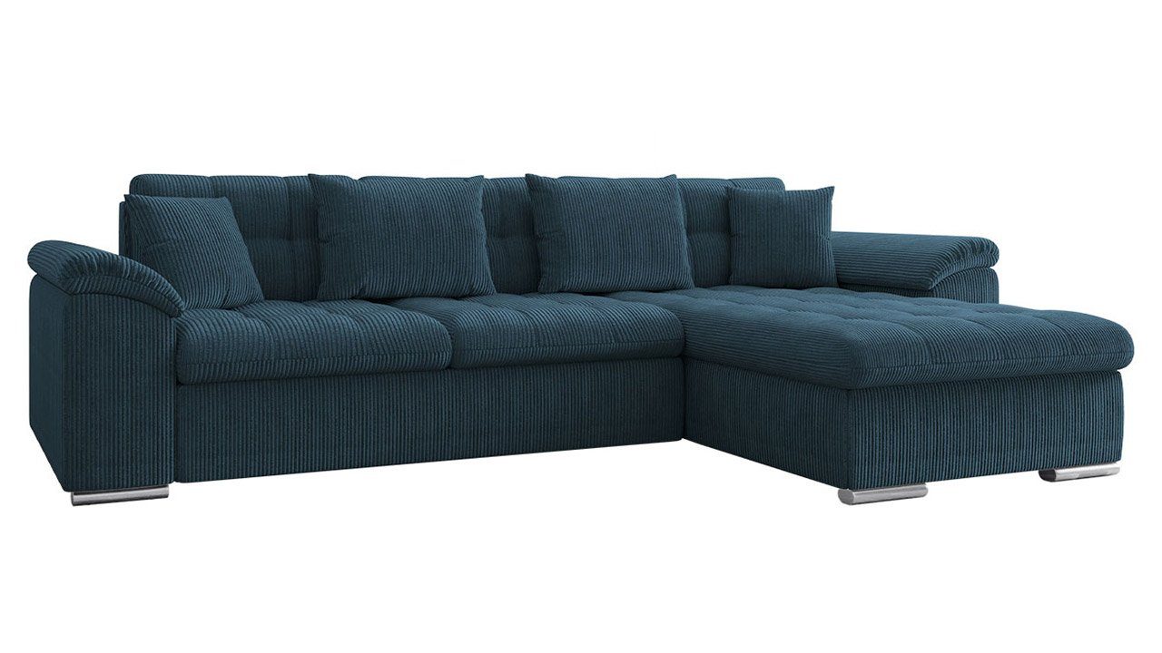 MIRJAN24 Ecksofa Diana Cord, mit Bettkasten günstig online kaufen