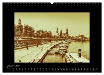 CALVENDO Wandkalender Dresden - Fotografien wie aus guten alten Zeiten (Premium, hochwertiger DIN A2 Wandkalender 2023, Kunstdruck in Hochglanz)