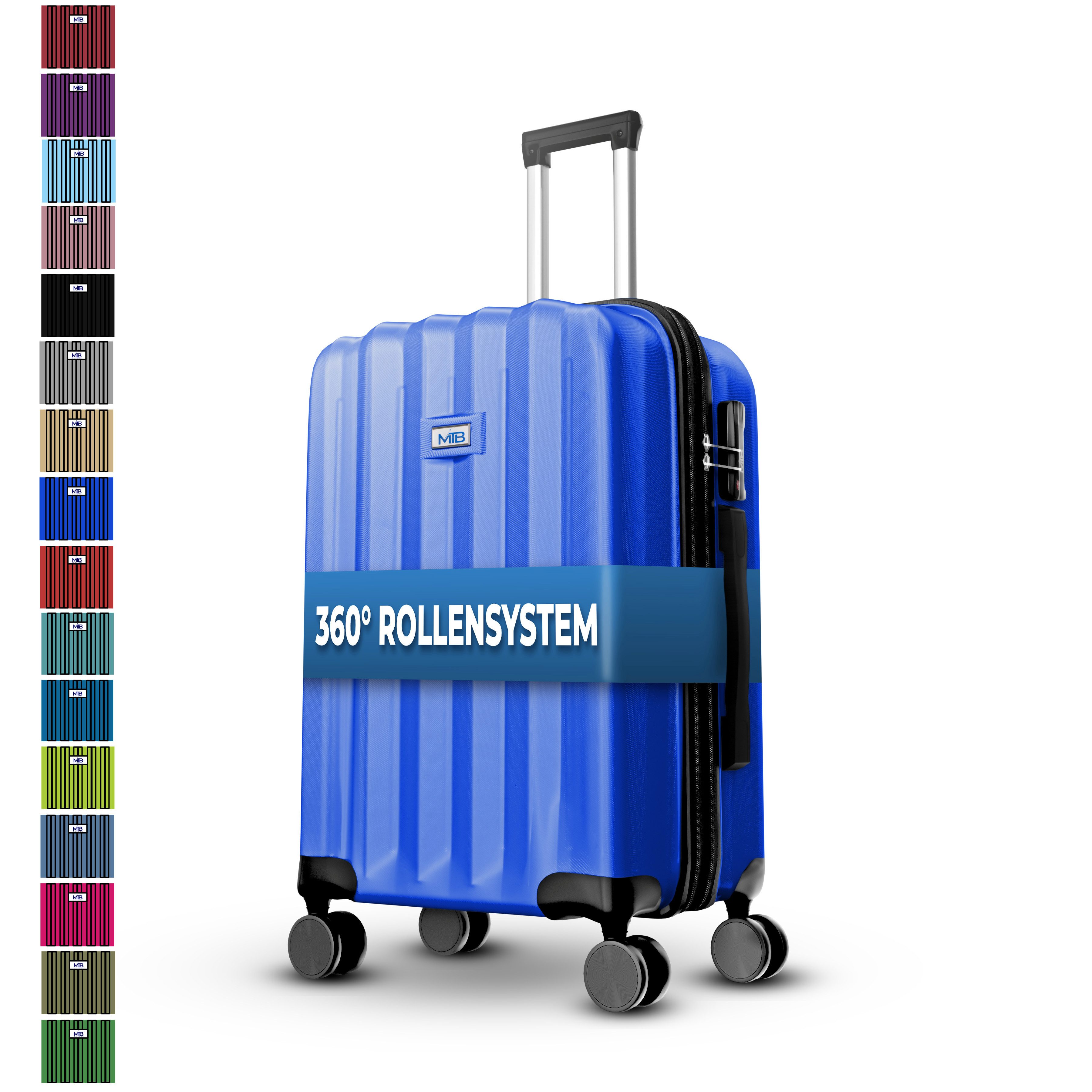 MTB Koffer Reisekoffer Rollkoffer Hartschalen Handgepäck ABS Dehnungsfuge, günstig online kaufen