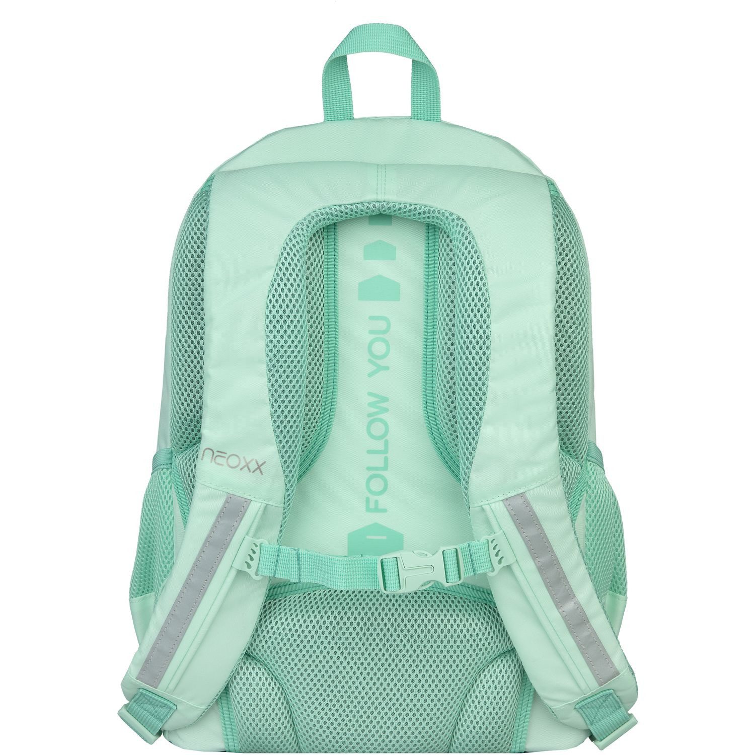 neoxx Schulrucksack FLOW Rucksack Mint to be