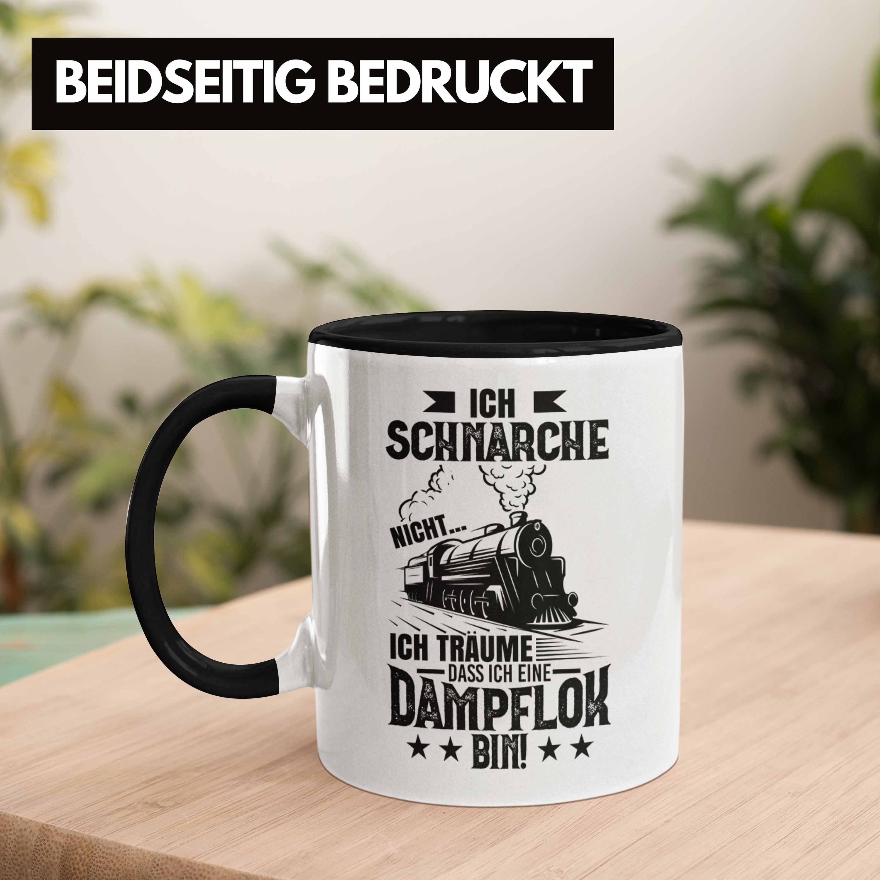 Nicht Trendation Dampflock Dampflok Geschenk Sprüche Tasse Tasse Ich Lustige Trendation Schwarz Geschenkidee Schnarche -