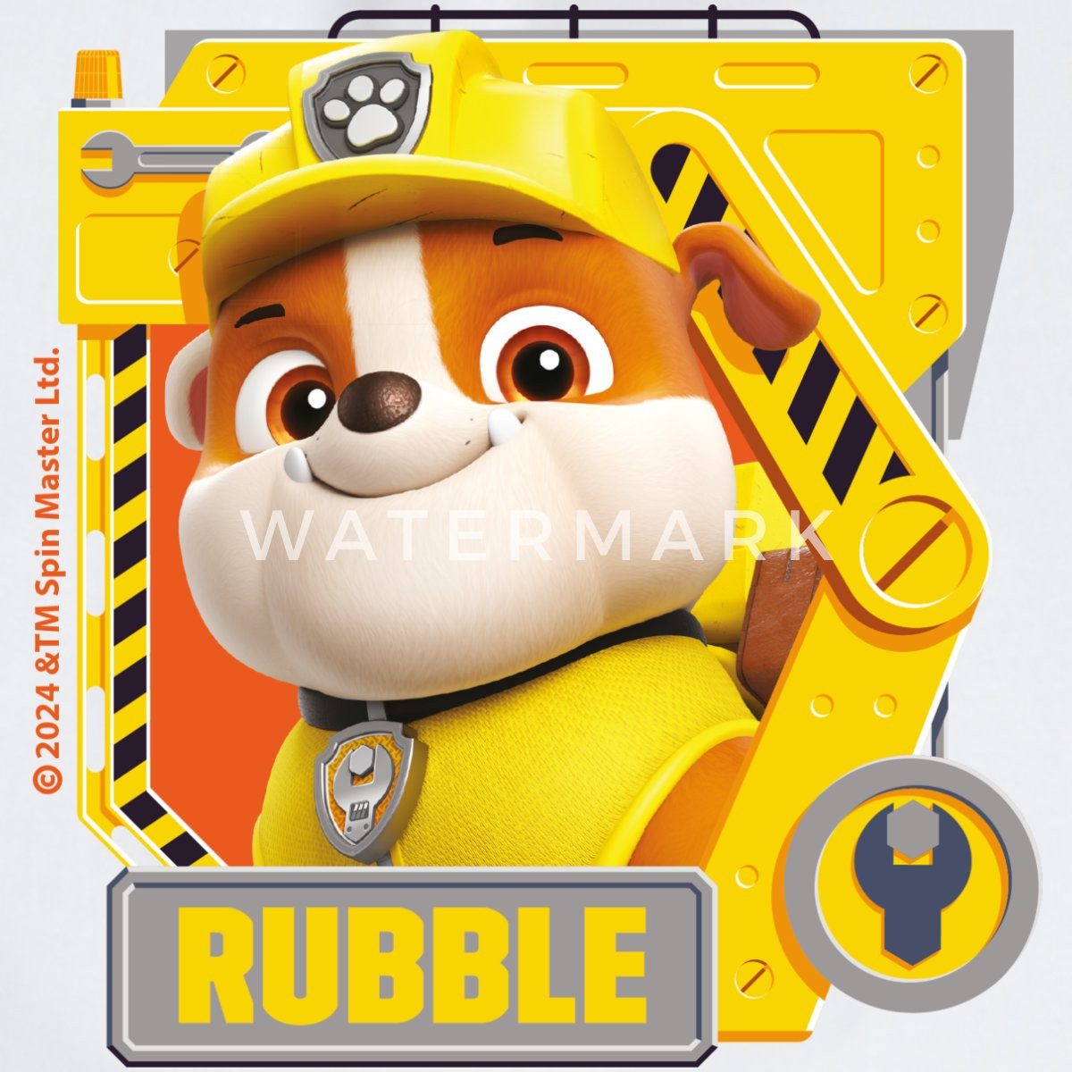 Spreadshirt Turnbeutel Paw Patrol Rubble Charakterdesign Turnbeutel (1-tlg)