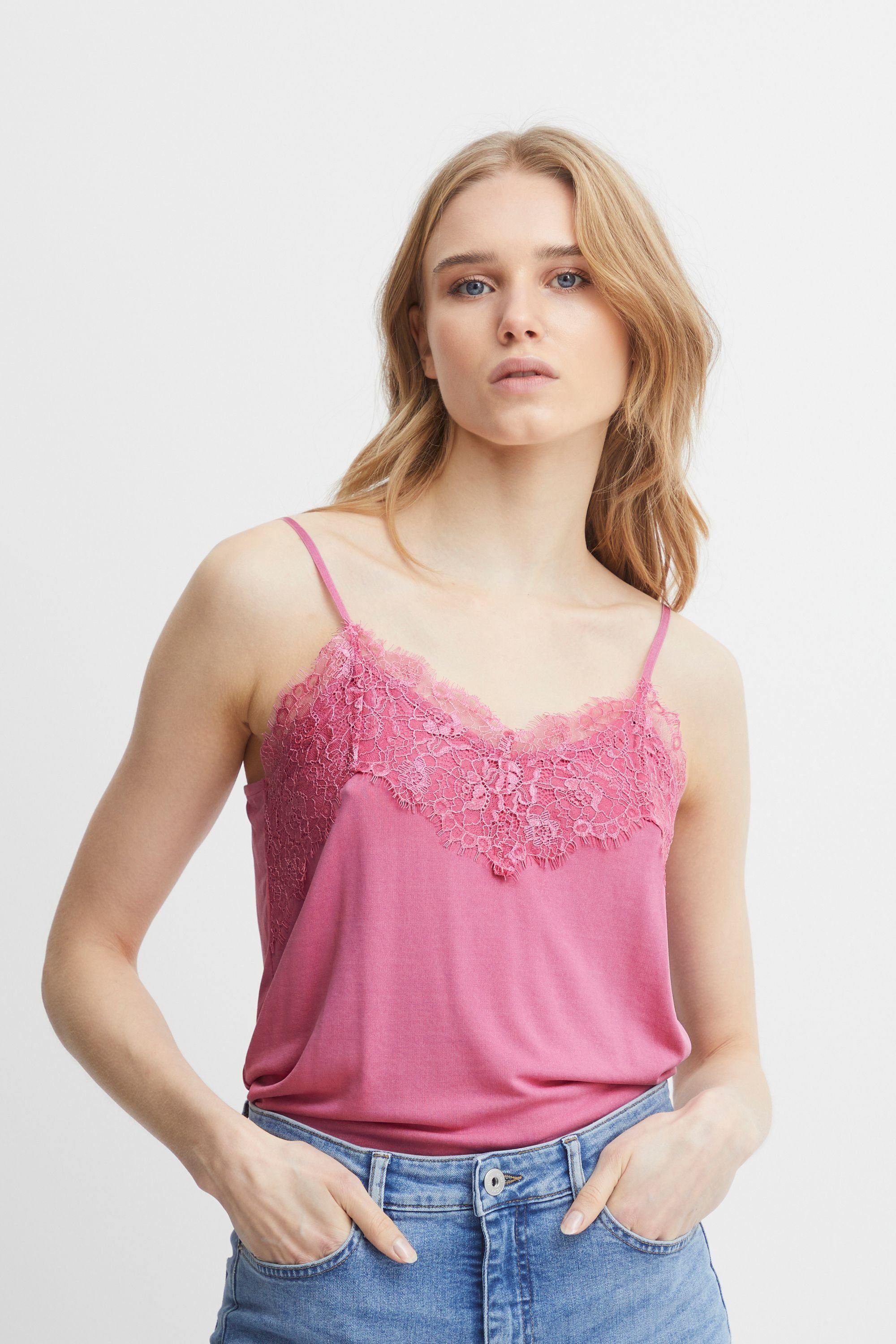 Ichi Spitzentop IHLIKE TO2 - 20106355 Super Pink (172625)