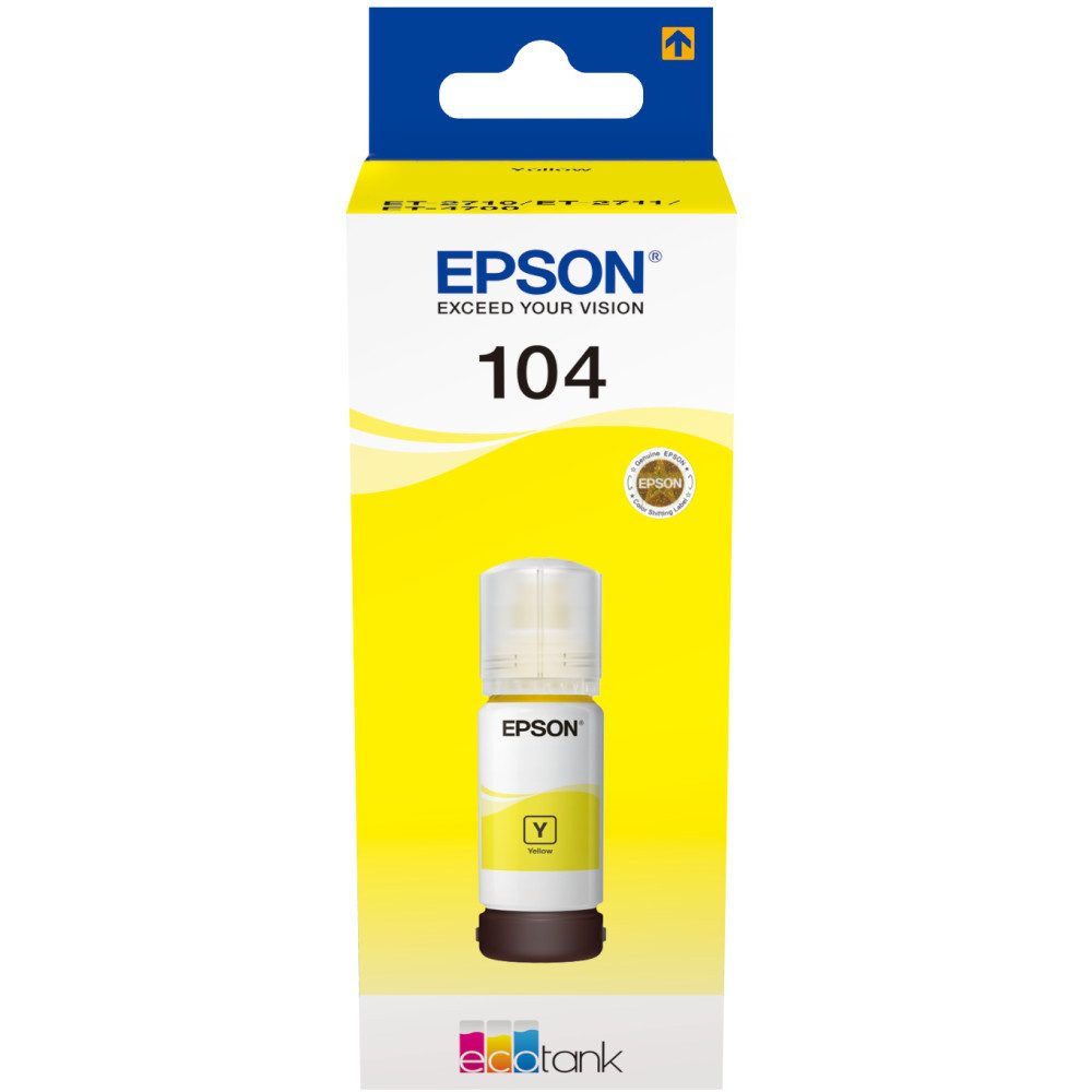 Epson 104 EcoTank Yellow ink bottle