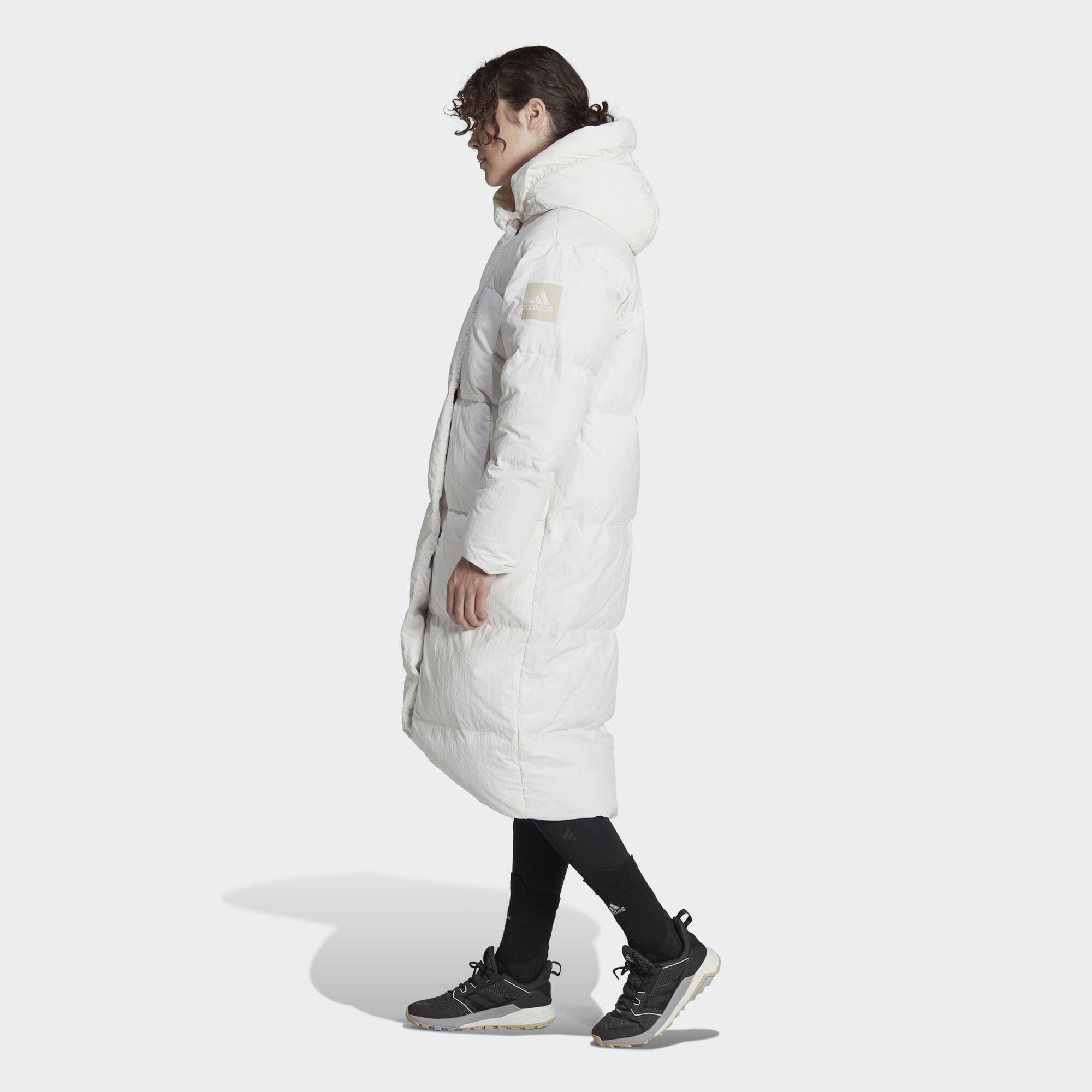White Winterjacke Sportswear DAUNENMANTEL BAFFLE BIG adidas