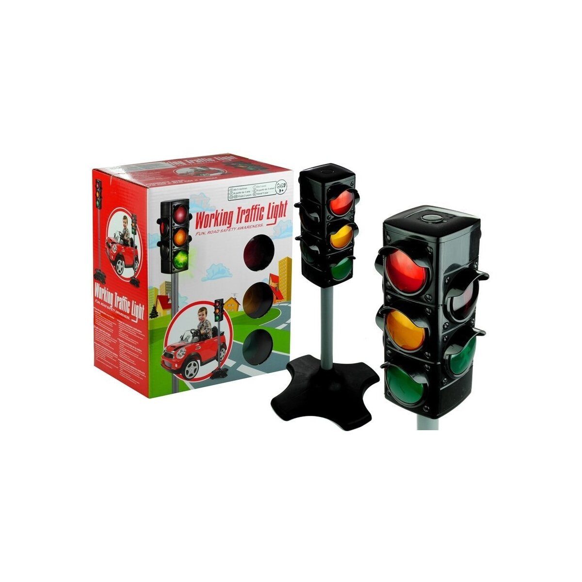 Wisam Lernspielzeug Straßenampel für Kinder 72 cm