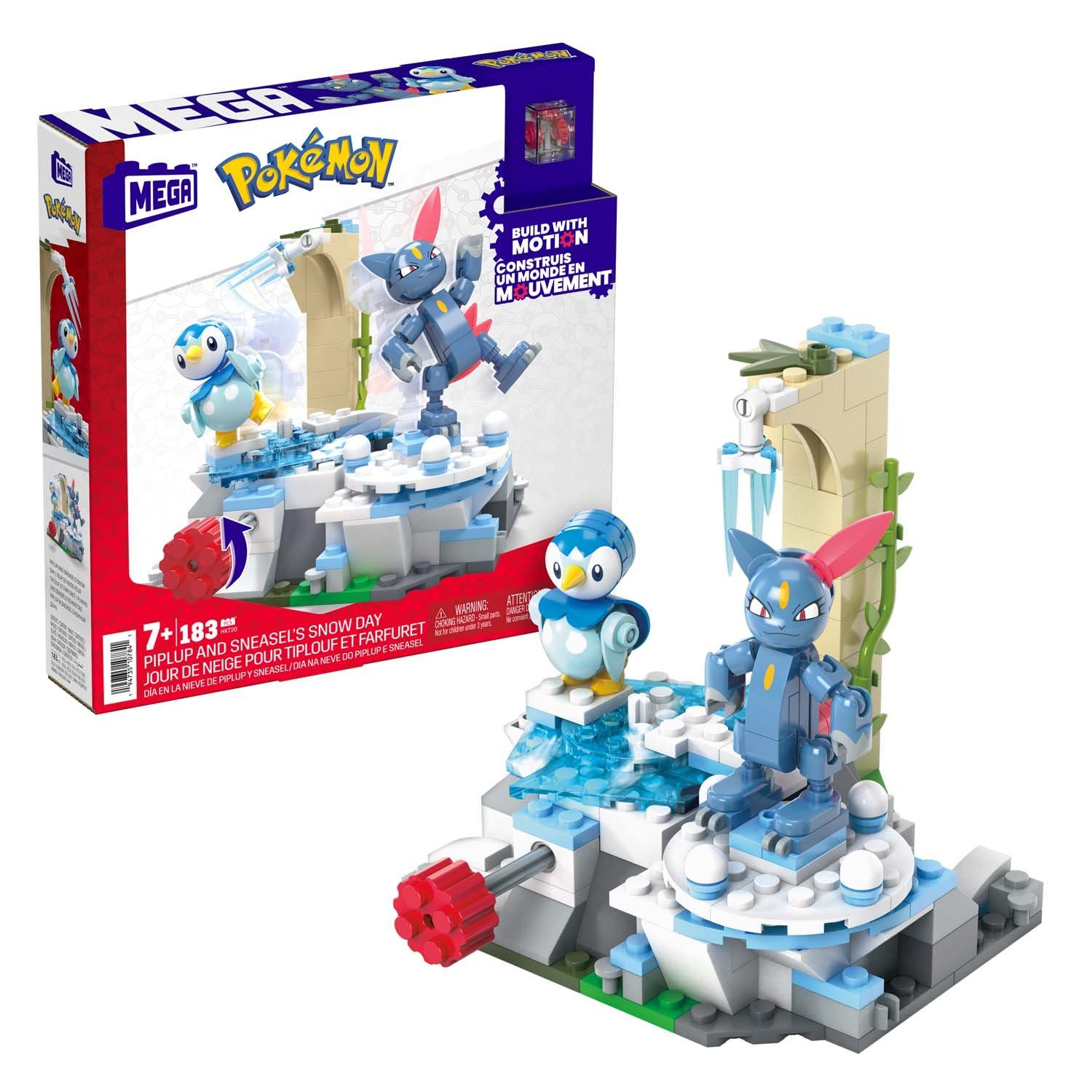 Mattel® Mattel HKT20 - MEGA Pokémon Plinfas und Sniebels Schneetag Konstruktions-Spielset