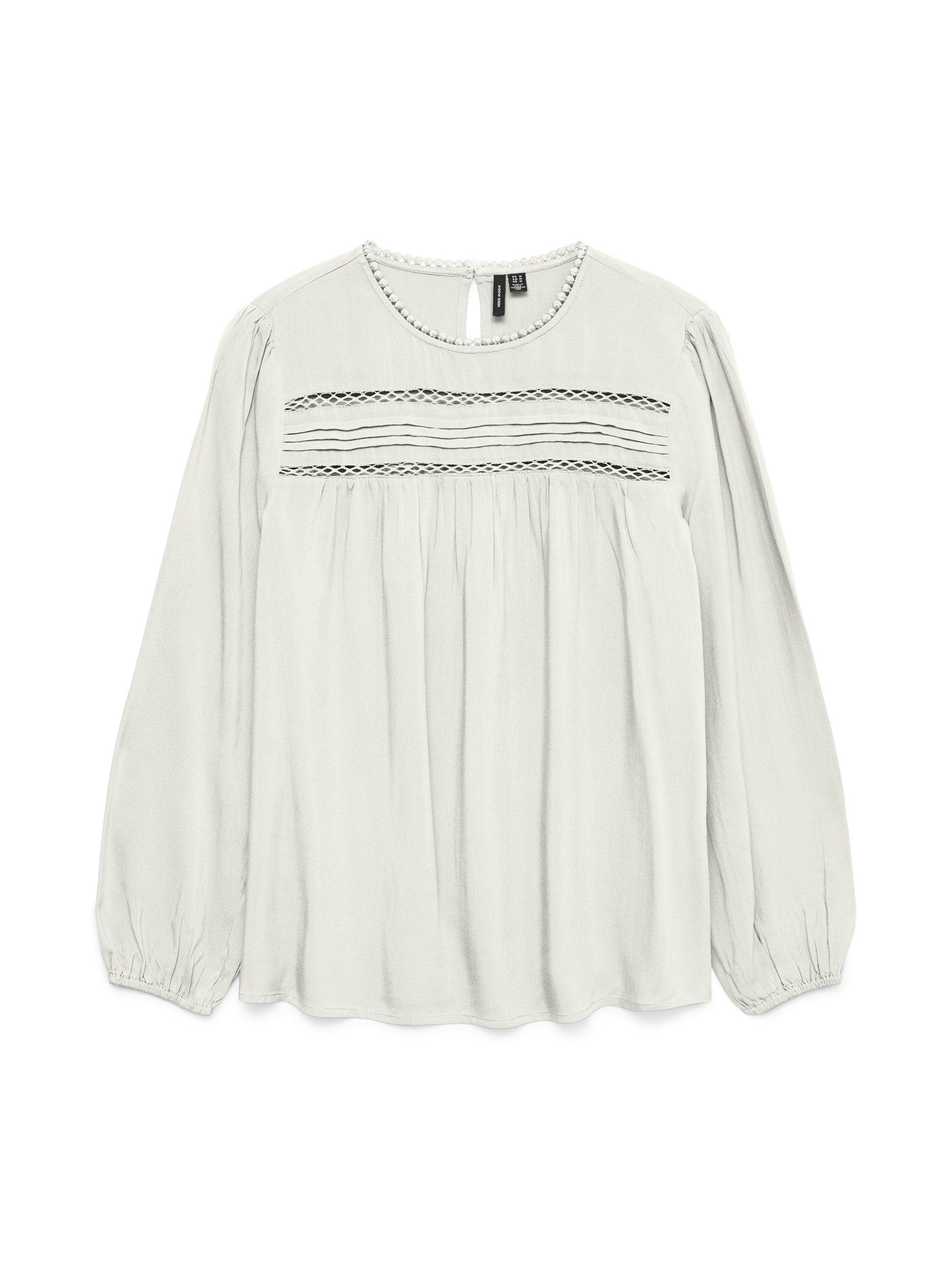 Blusenshirt VMDEBBIE LS PLEAT TOP WVN NOOS