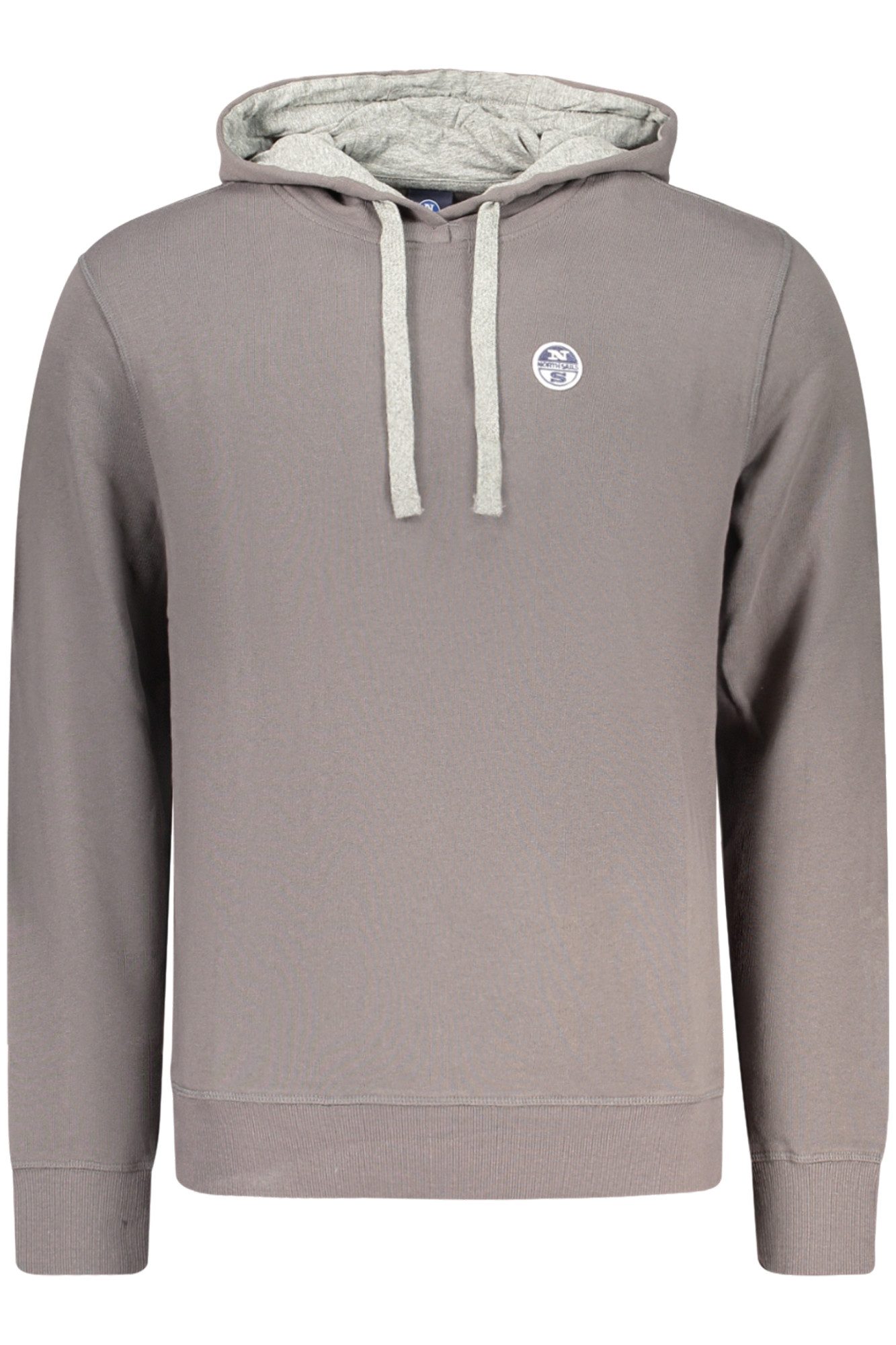 North Sails Sweatshirt Graues Herren-Sweatshirt mit Kapuze und