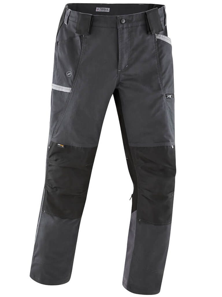 Terrax Workwear Arbeitshose Herren Arbeits-Bundhose in schmaler Form mit re günstig online kaufen