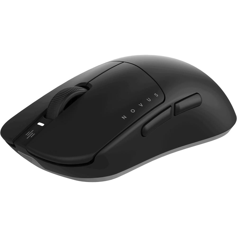 Dark Project Novus Wireless Premium Maus Gaming-Maus (Wireless & Kabel möglich, Kabellos, Ultra leicht 51g, lange Akkulaufzeit 70h, 26K DPI)