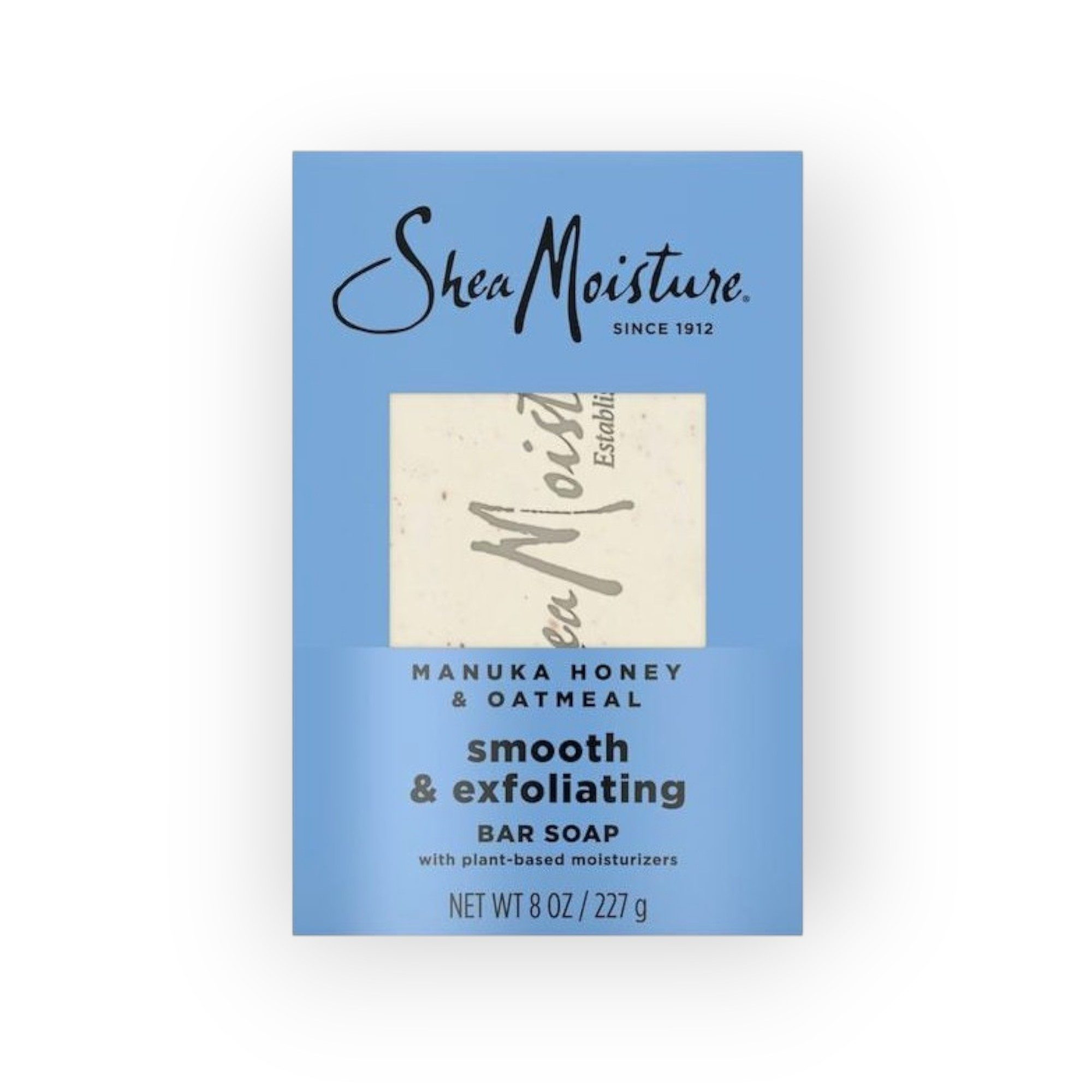 Shea Moisture Haarseife Manuka Honey Oatmeal 227g, Feste Reinigungsseife für den Körper