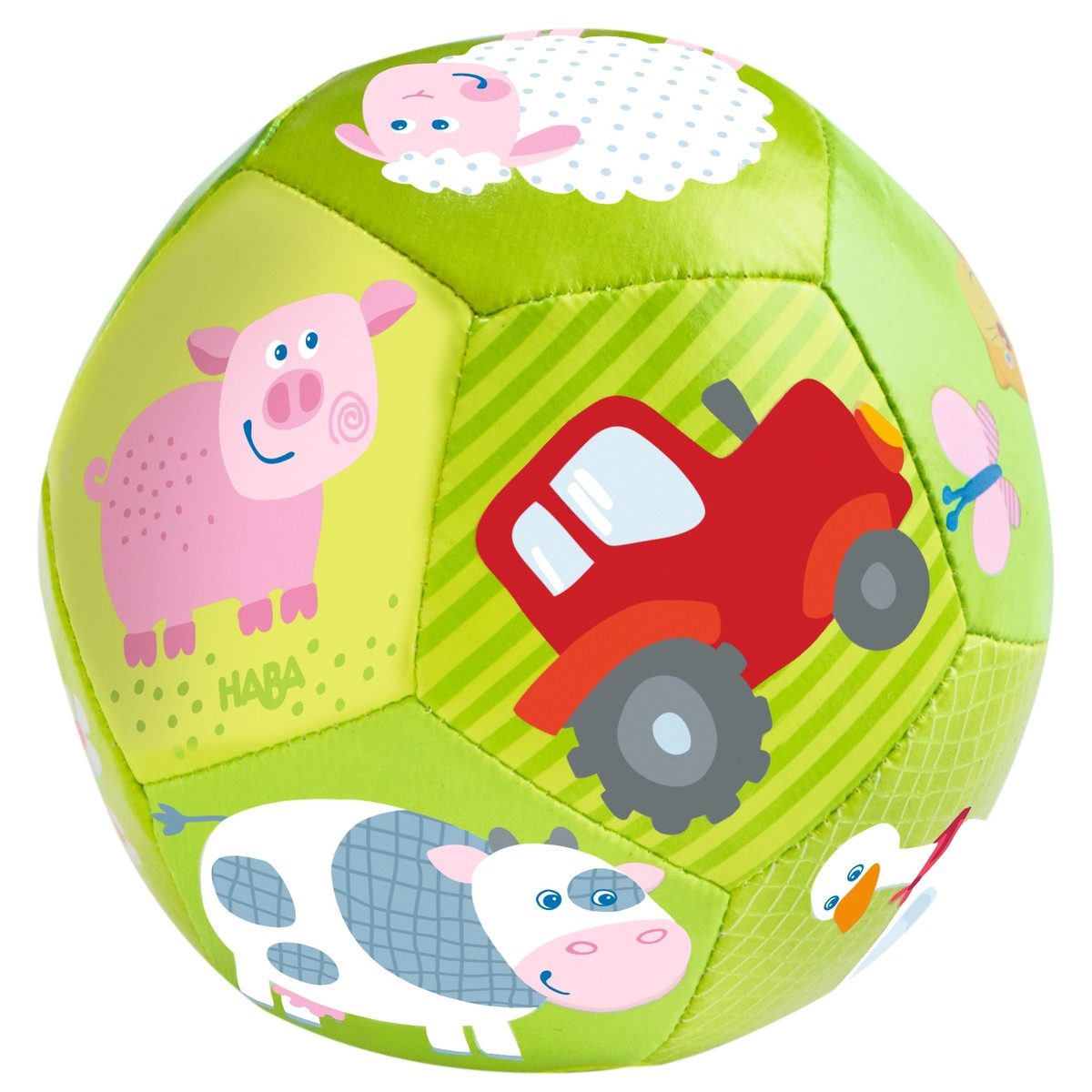 Hama Stoffball HABA Babyball Auf dem Bauernhof Ø11cm