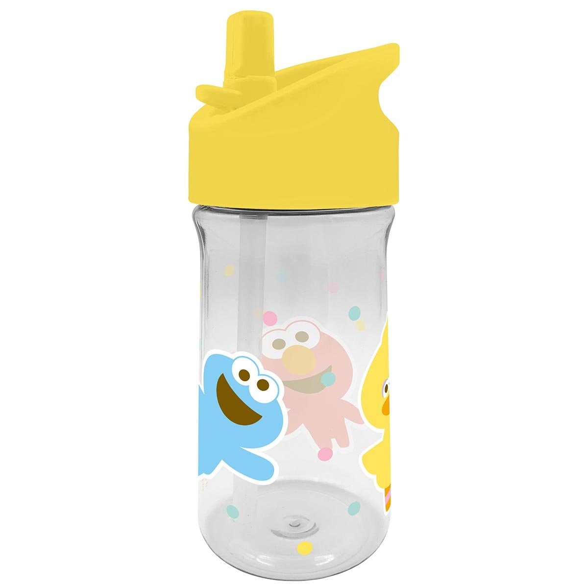 Geda Labels GmbH Trinkflasche Sesamstraße Freunde, Gelb, 350ml, spülmaschinengeeignet