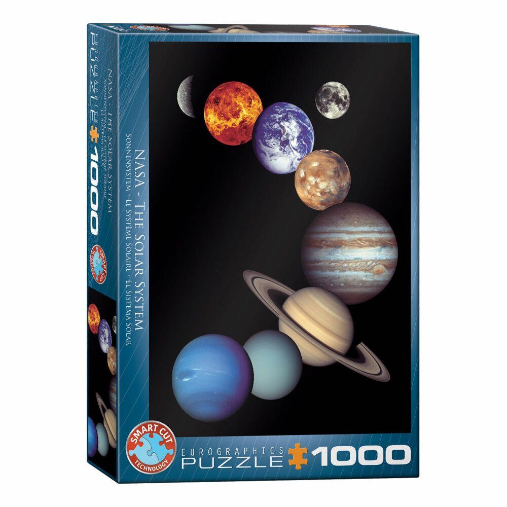 EUROGRAPHICS Puzzle NASA - Das Sonnensystem, 1000 Puzzleteile