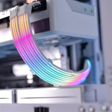 Lian Li Strimer Plus V2 8-Pin RGB VGA-Kabel Computer-Kabel, 8-Pin-PCIe-Verlängerungskabel