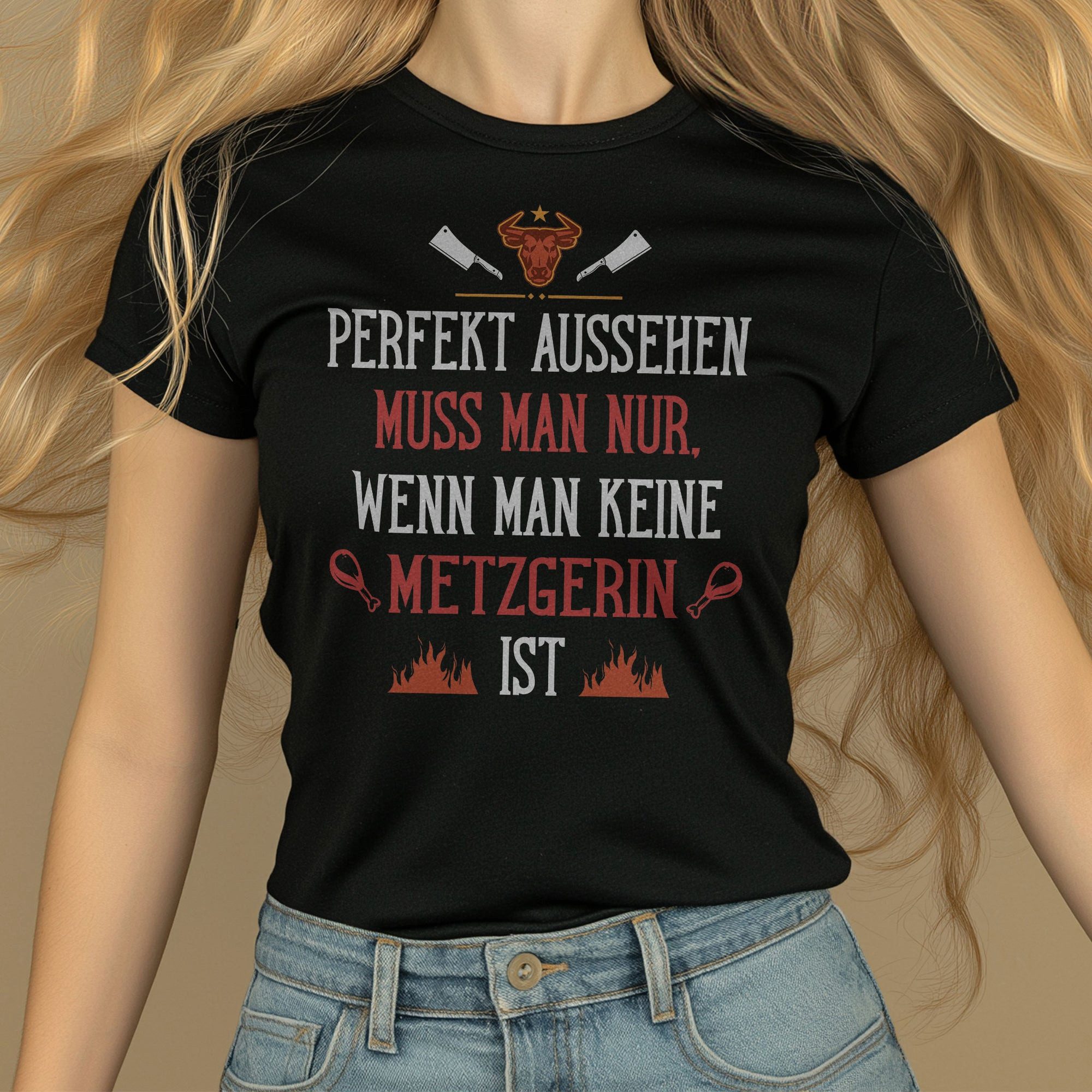22Feels T-Shirt Metzgerin Geschenk Frauen Spruch Beruf Ausbildung Abschluss IN DEUTSCHLAND BEDRUCKT