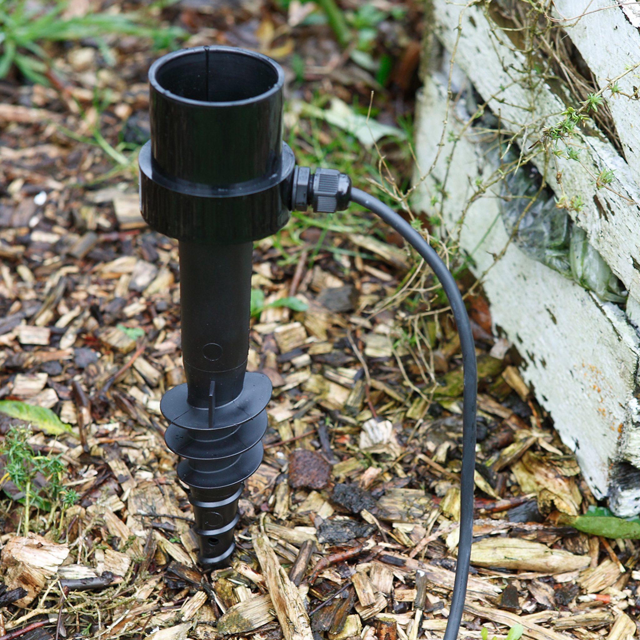 Home4Living Kugelleuchte Kugelleuchten Kugellampen Erdspieß Leuchte 2er-Set Ø 20/30cm, ohne Leuchtmittel, Dekorativ