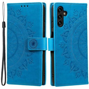 CoverKingz Handyhülle Hülle für Samsung Galaxy A54 5G Handyhülle Flip Case Cover Etui 16,26cm (6,4 Zoll), Klapphülle Schutzhülle mit Kartenfach Schutztasche Motiv