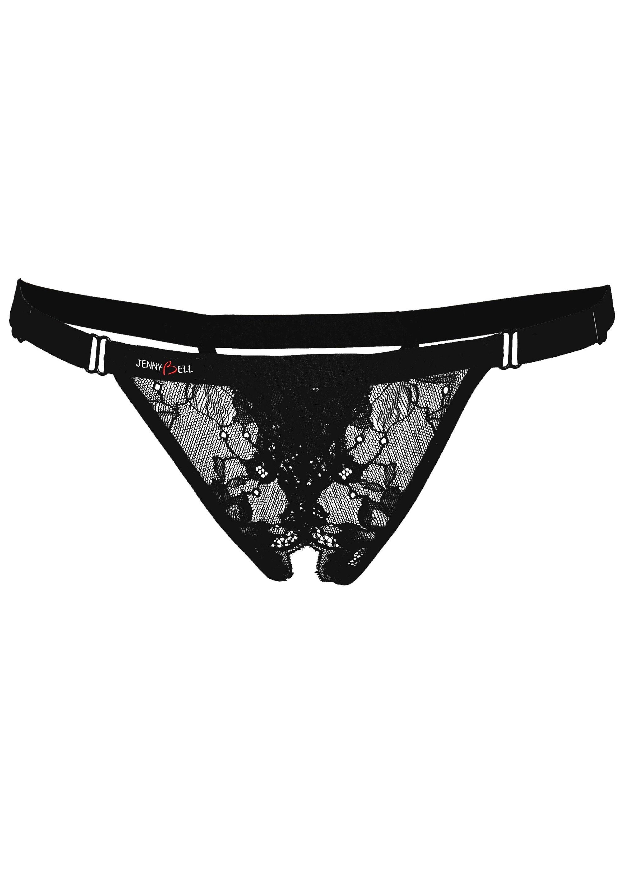 String Secrets Ouvert String schwarz S-L