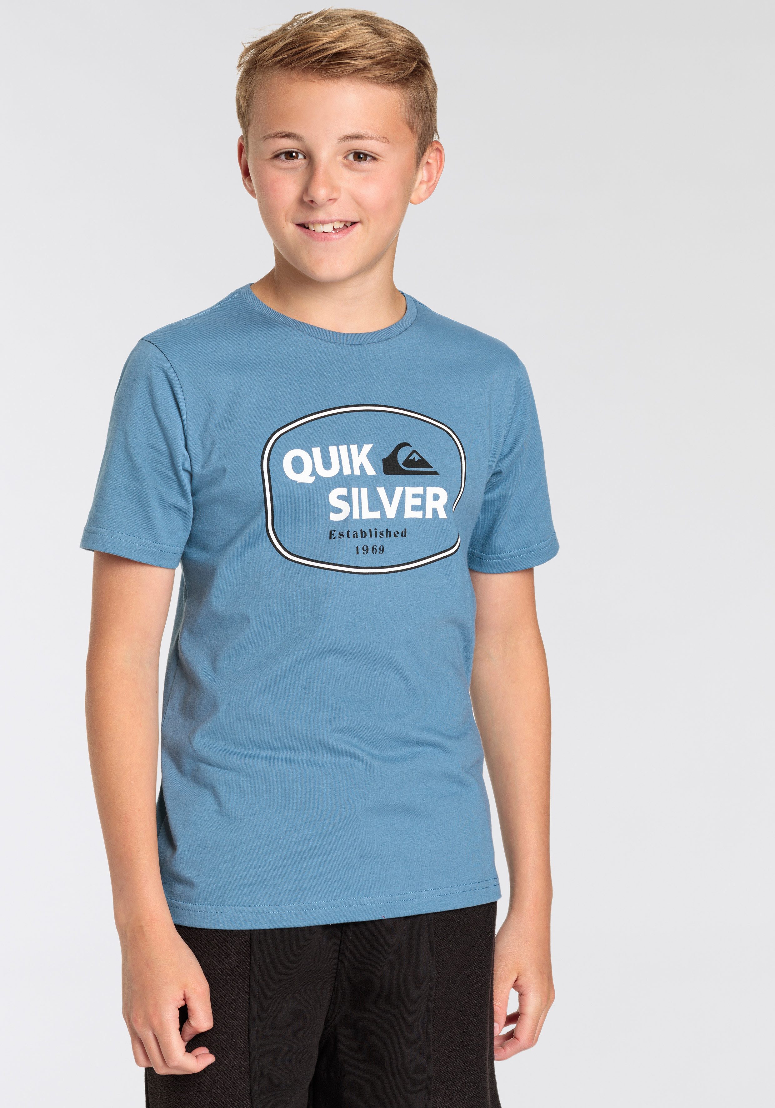 Quiksilver T-Shirt JUST FRAMED ROCKELIA SHORT SLEEVE PK YTH (2-tlg) für Kinder, Kurzarm-Design, 2er-Pack, aus Baumwolle – Bild 3 von 5