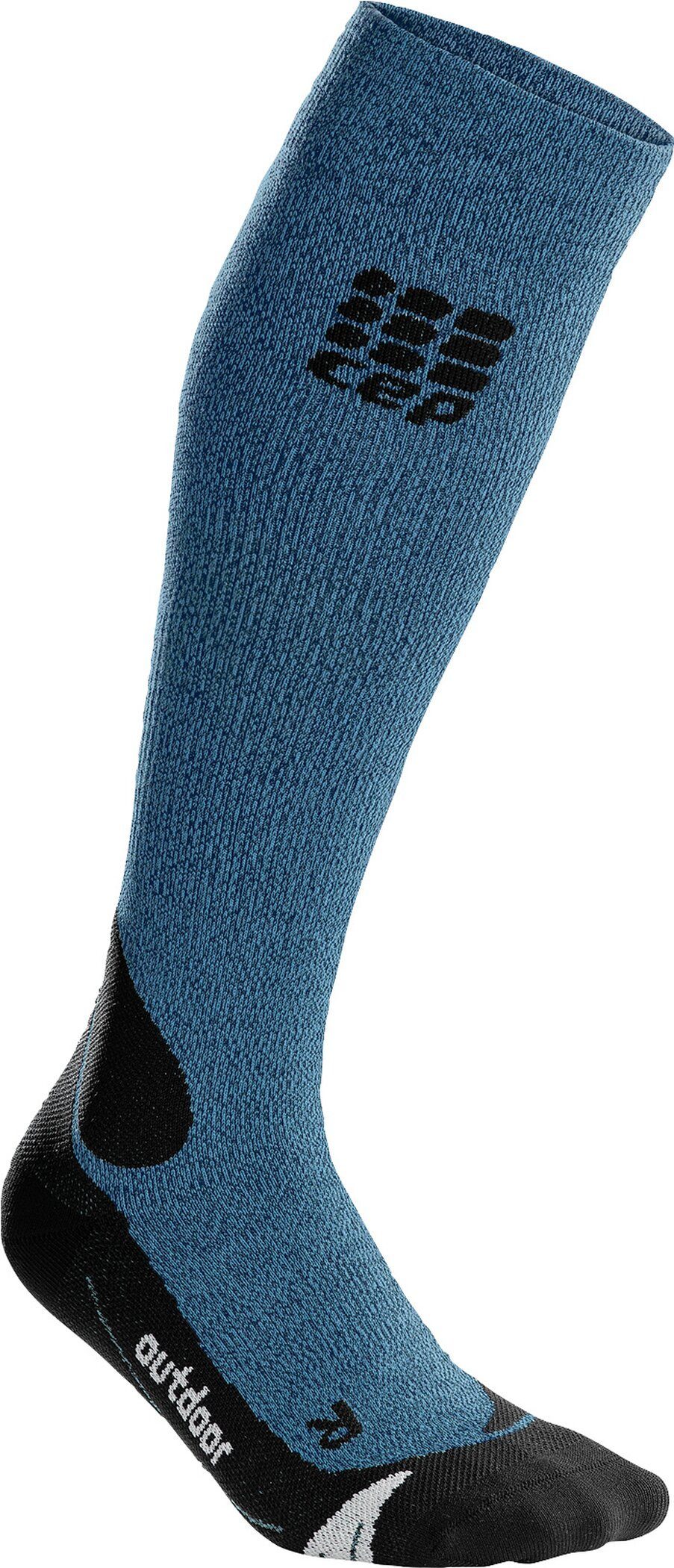 MERINO SKY/BLACK CEP Wandersocken DESERT SOCKS OUTDOOR PRO+ CEP