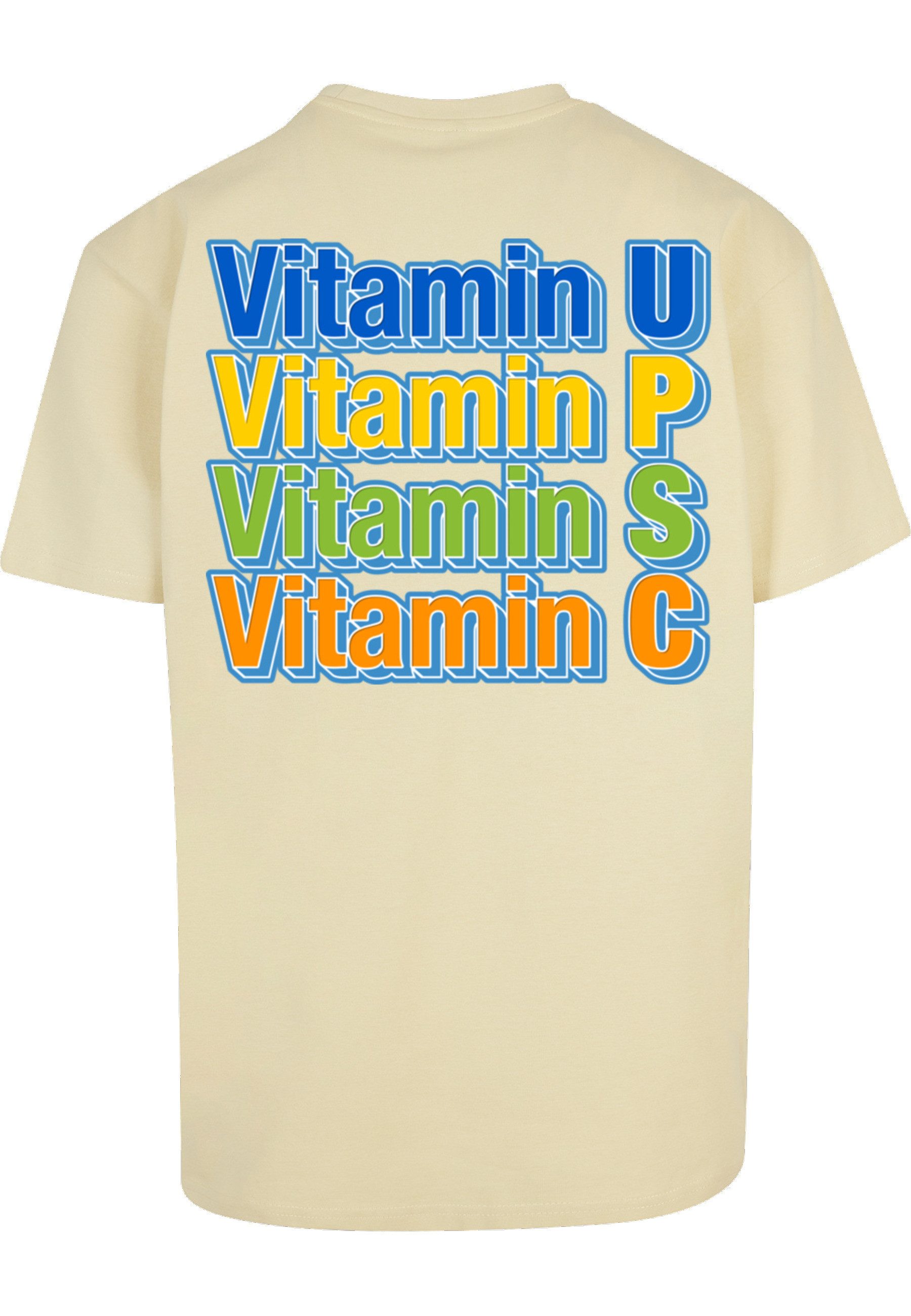 Upscale by Mister Tee T-Shirt Upscale by Mister Tee Herren Vitamin UPSC Heavy Oversize Tee (1-tlg)