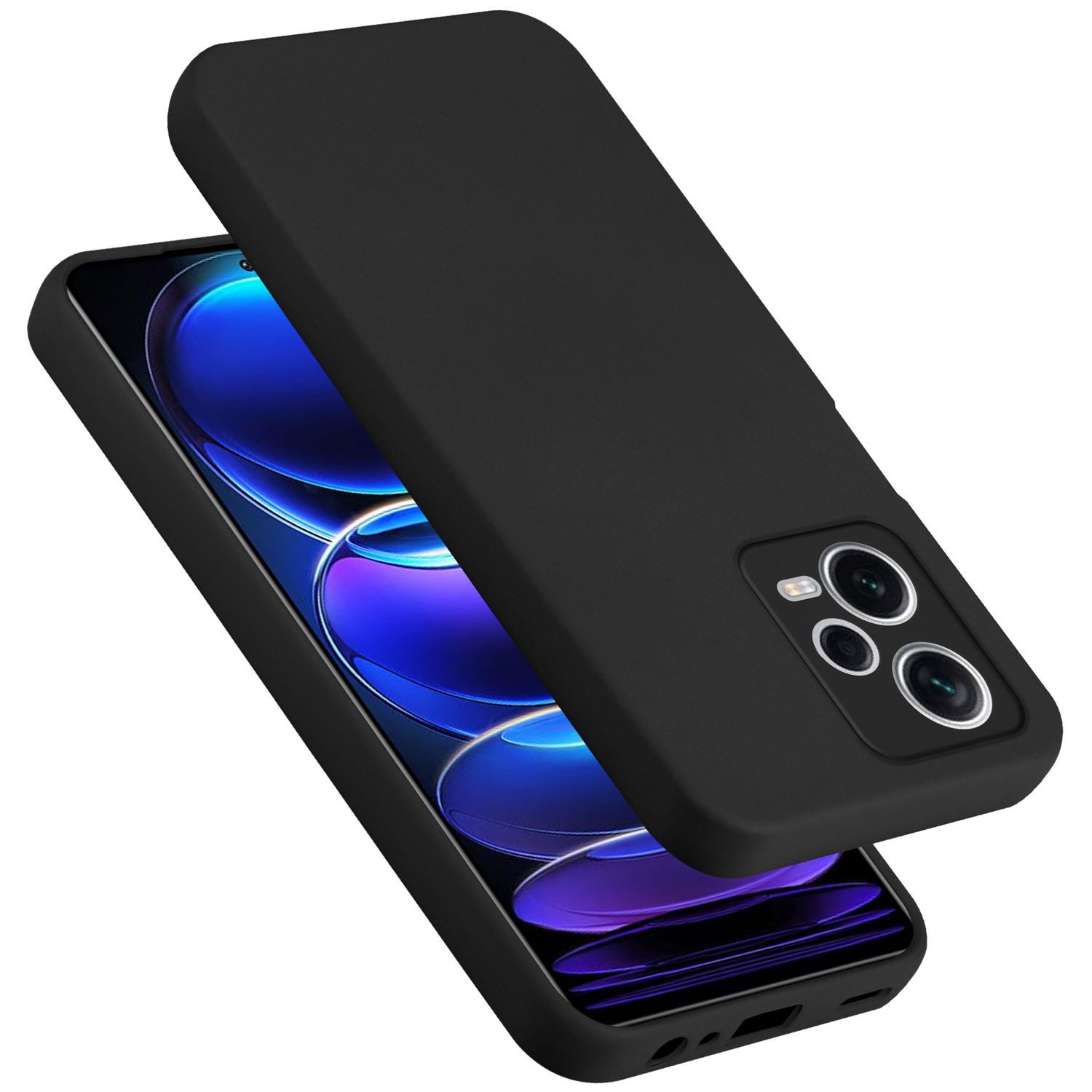 Cadorabo Handyhülle für Redmi Note 12 Pro Plus 5G Hülle Redmi Note 12 Pro Plus 5G, Flexible Hülle TPU Silikon Schutzhülle Back Cover Case