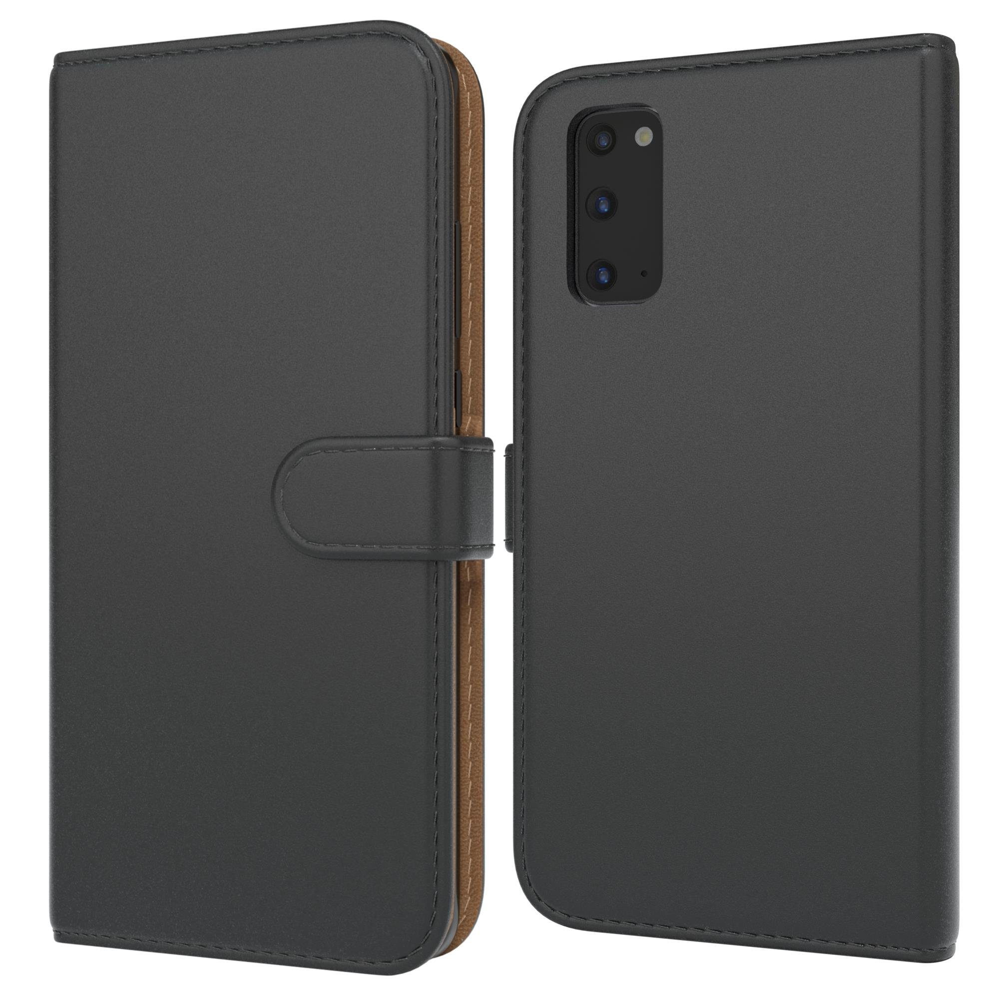 EAZY CASE Handyhülle Bookstyle Farbig für Samsung Galaxy S20, Schutzhülle mit Standfunktion Kartenfach Handytasche aufklappbar Etui