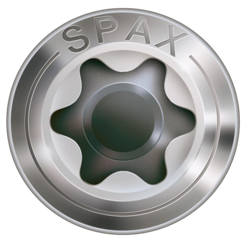 SPAX Fassadenschraube Edelstahl A2 Henkelbox, (400 St)
